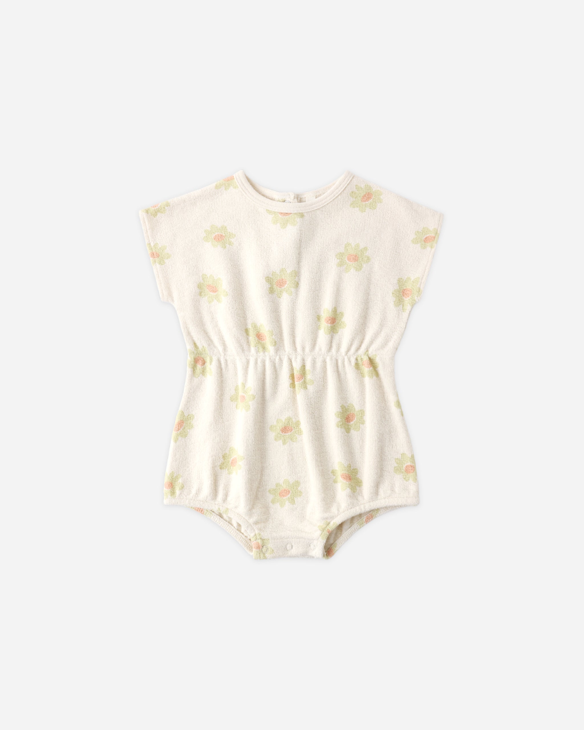 Kai Romper Yellow Daisy - Rylee + Cru | Kids Clothes | Trendy Baby Clothes | Modern Infant Outfits |