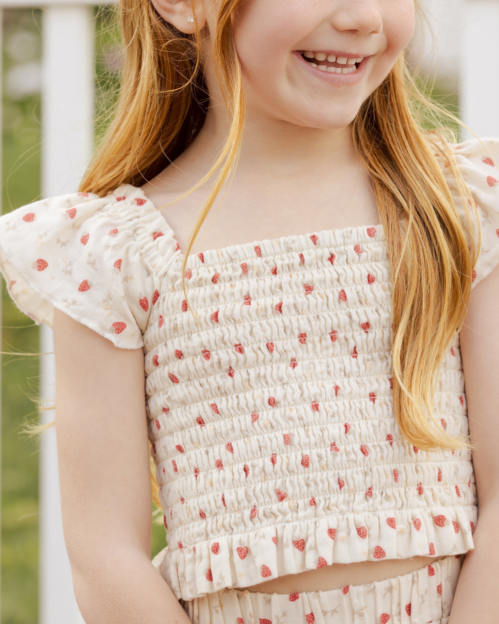 Zayla Top || Strawberry Fields - Rylee + Cru | Kids Clothes | Trendy Baby Clothes | Modern Infant Outfits |