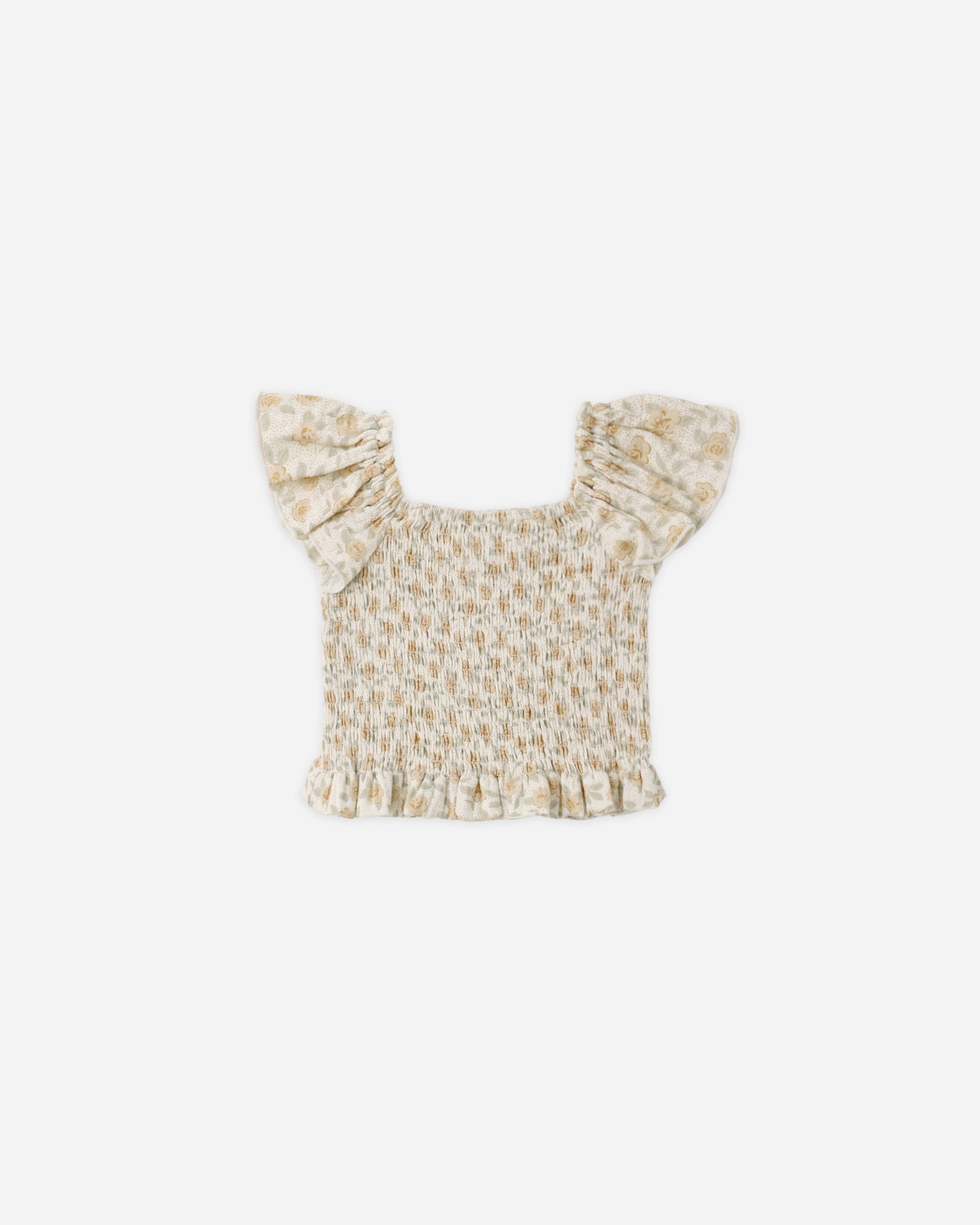 Zayla Top Yellow Floral – Rylee + Cru Canada