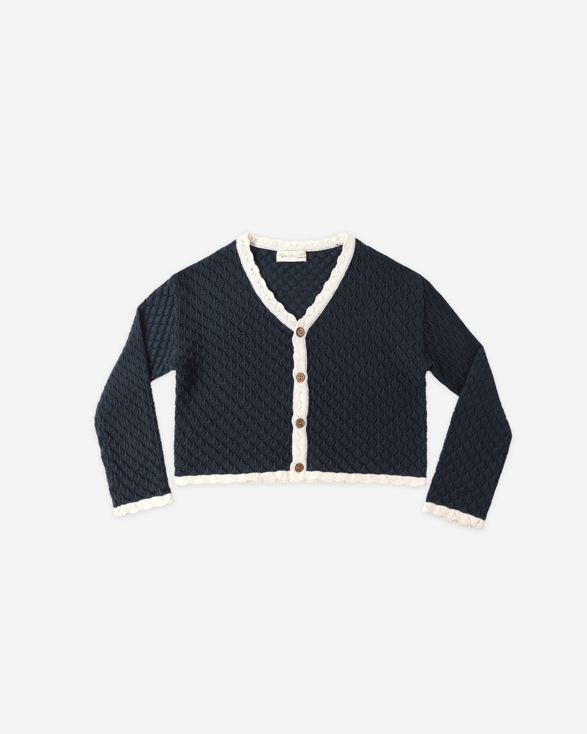 Ella Cardigan Navy - Rylee + Cru | Kids Clothes | Trendy Baby Clothes | Modern Infant Outfits |