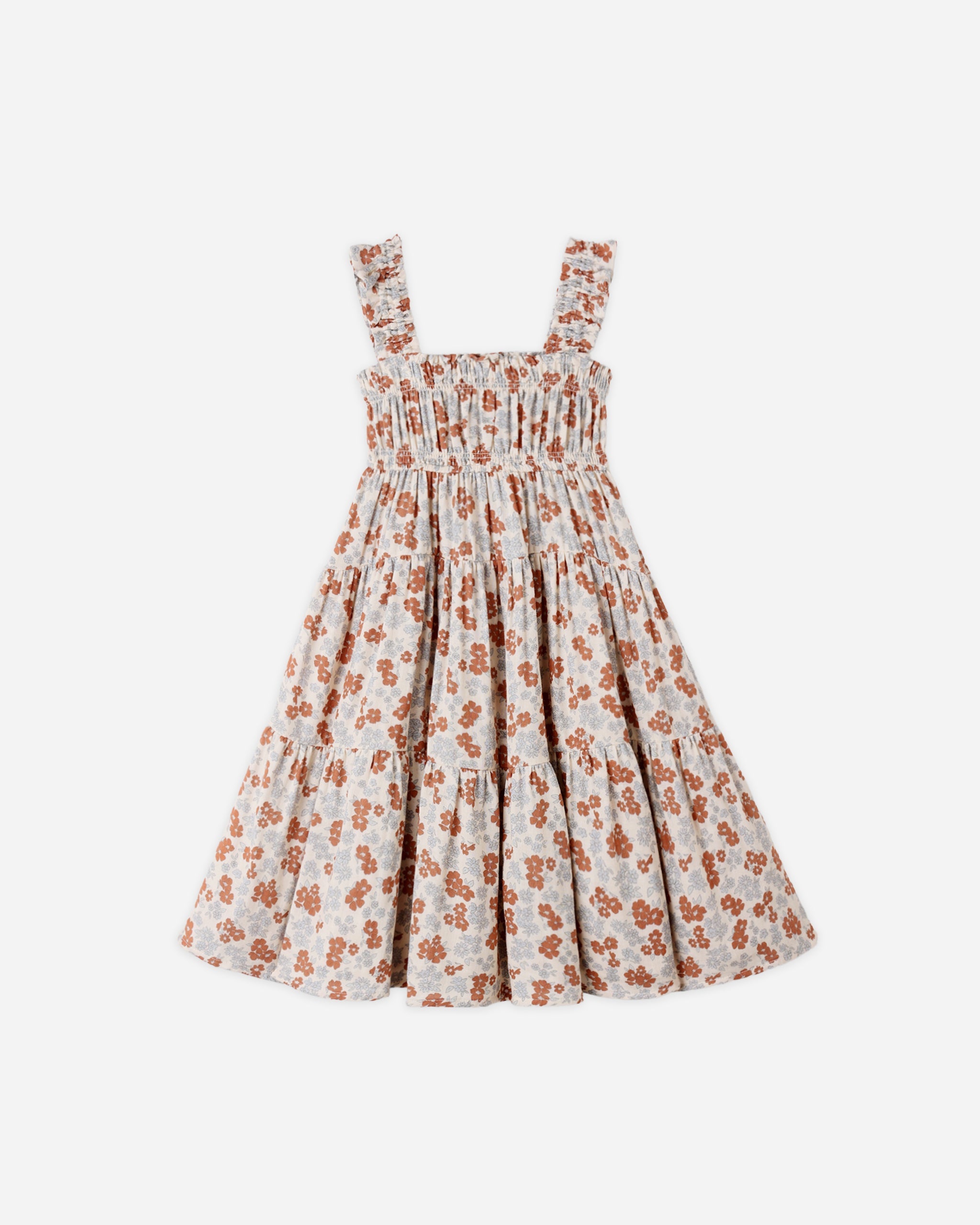 Josie Dress Americana Floral - Rylee + Cru | Kids Clothes | Trendy Baby Clothes | Modern Infant Outfits |