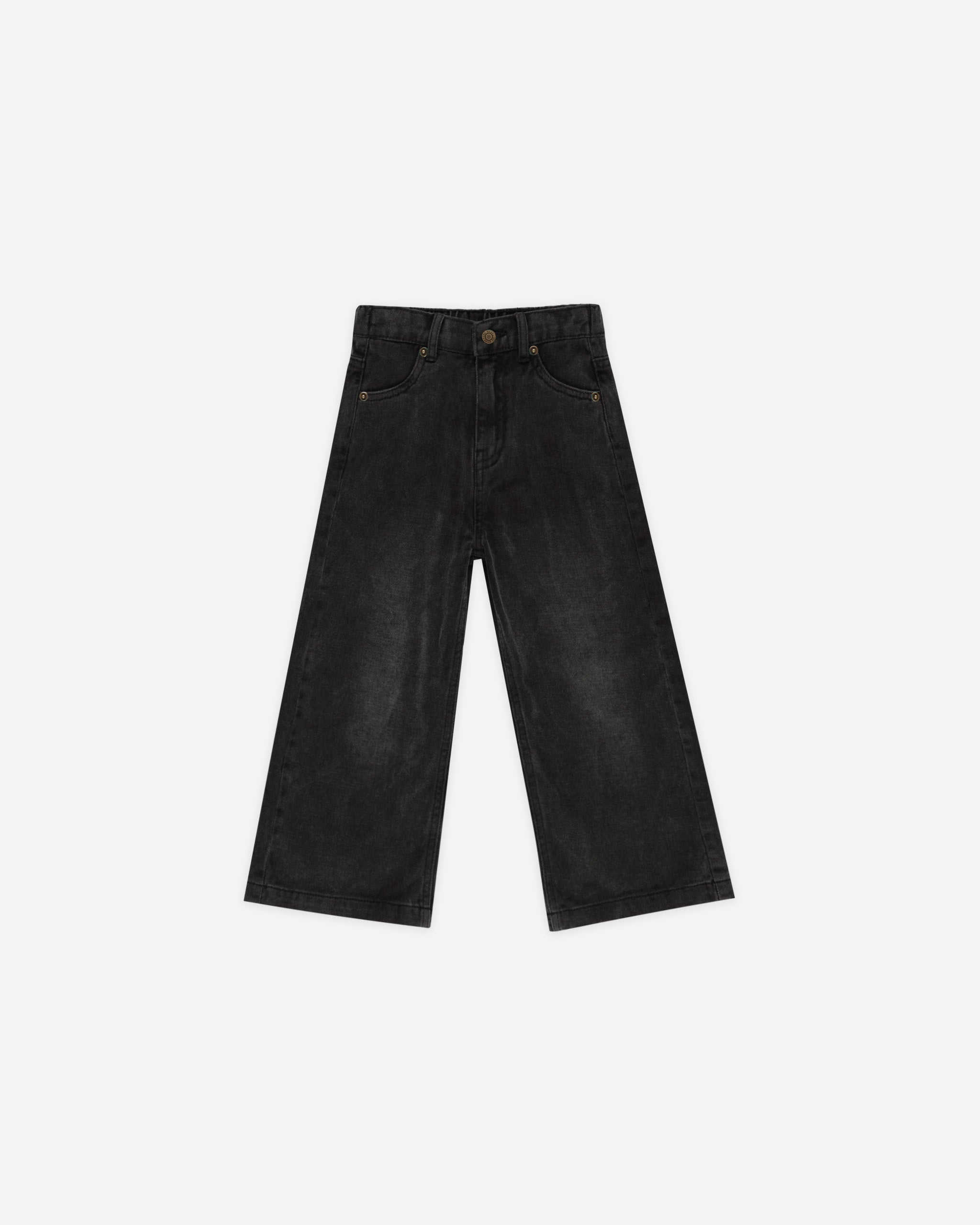 Straight Leg Pant || Washed Black - Rylee + Cru | Kids Clothes | Trendy Baby Clothes | Modern Infant Outfits |