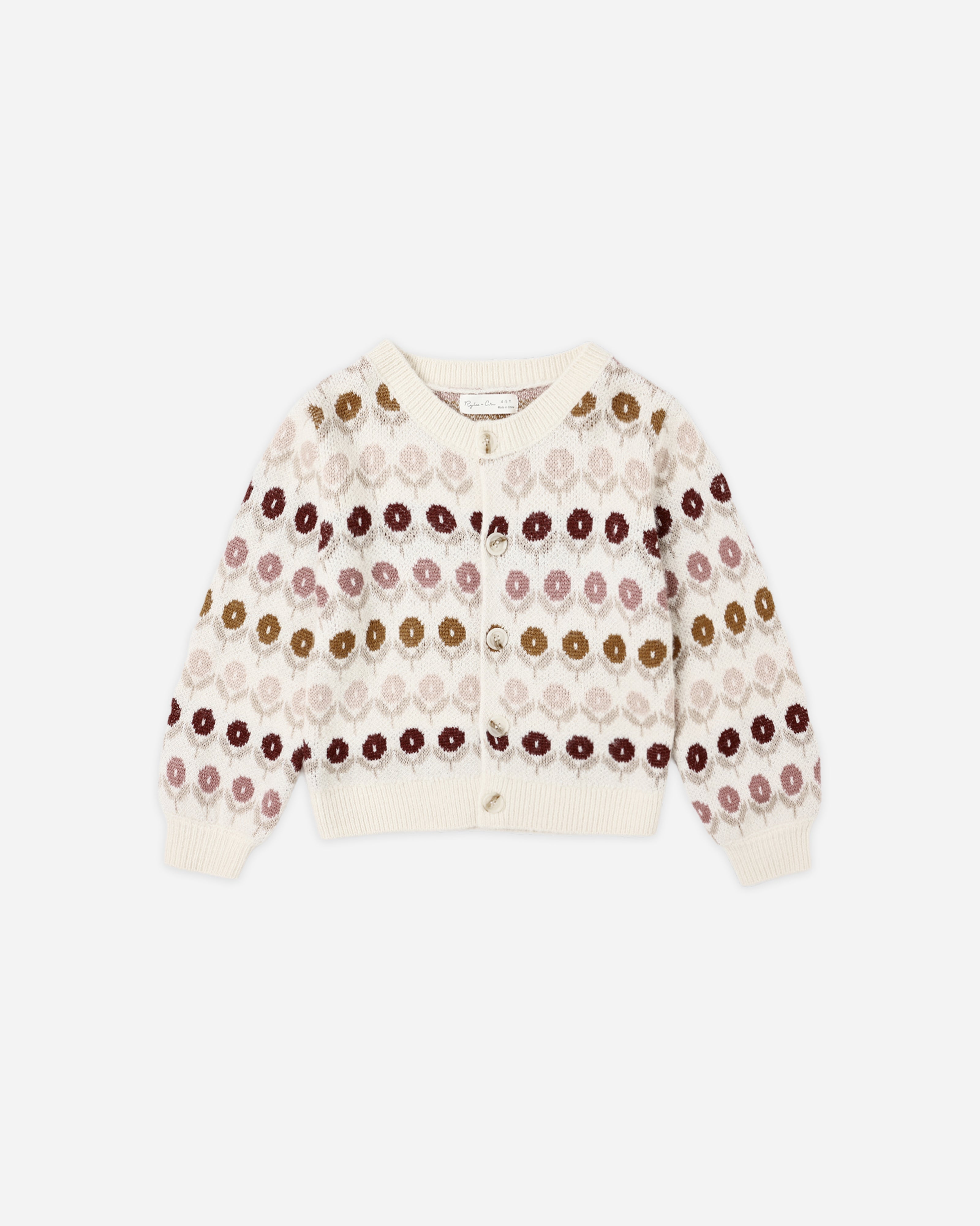 Cardigan Cheyenne || Jacquard fleuri