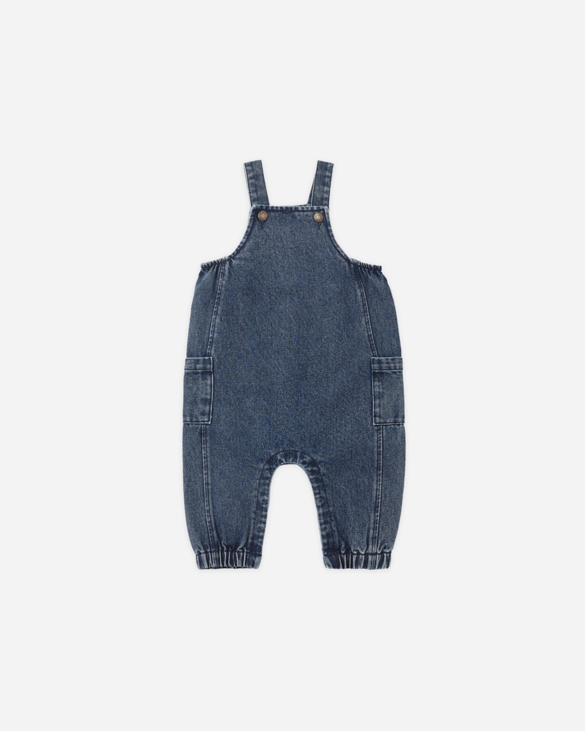 Salopette cargo pour bébé, indigo