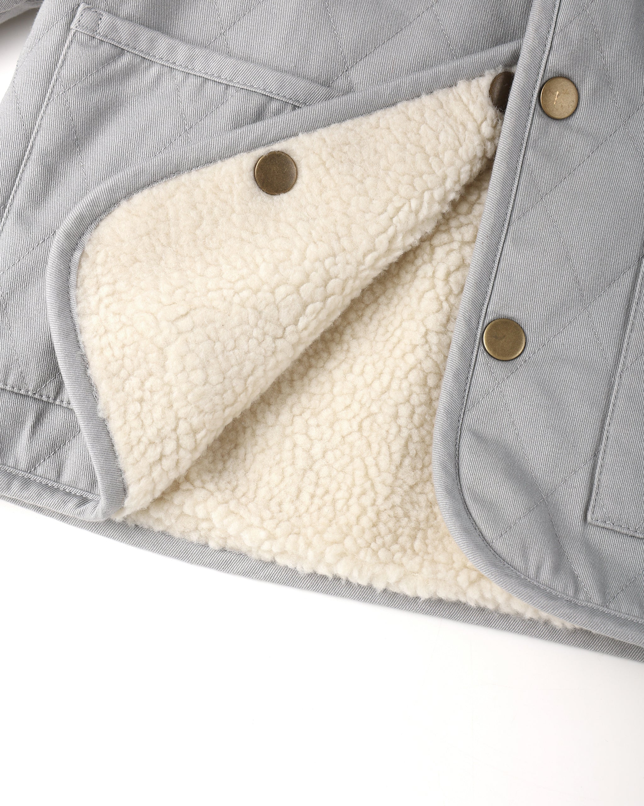 Manteau d'hiver matelassé || Bleu poudré