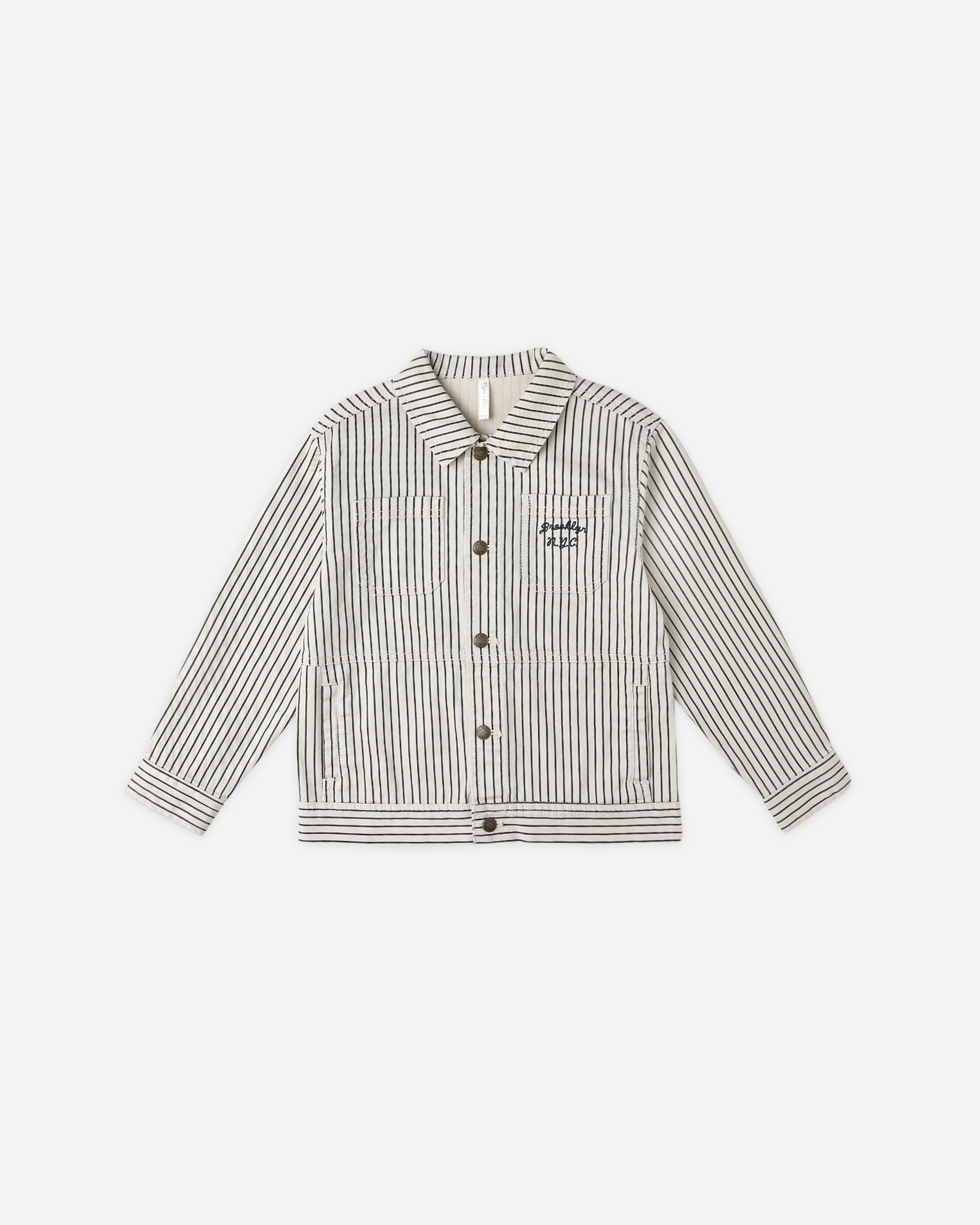 Chore Coat || Navy Pinstripe