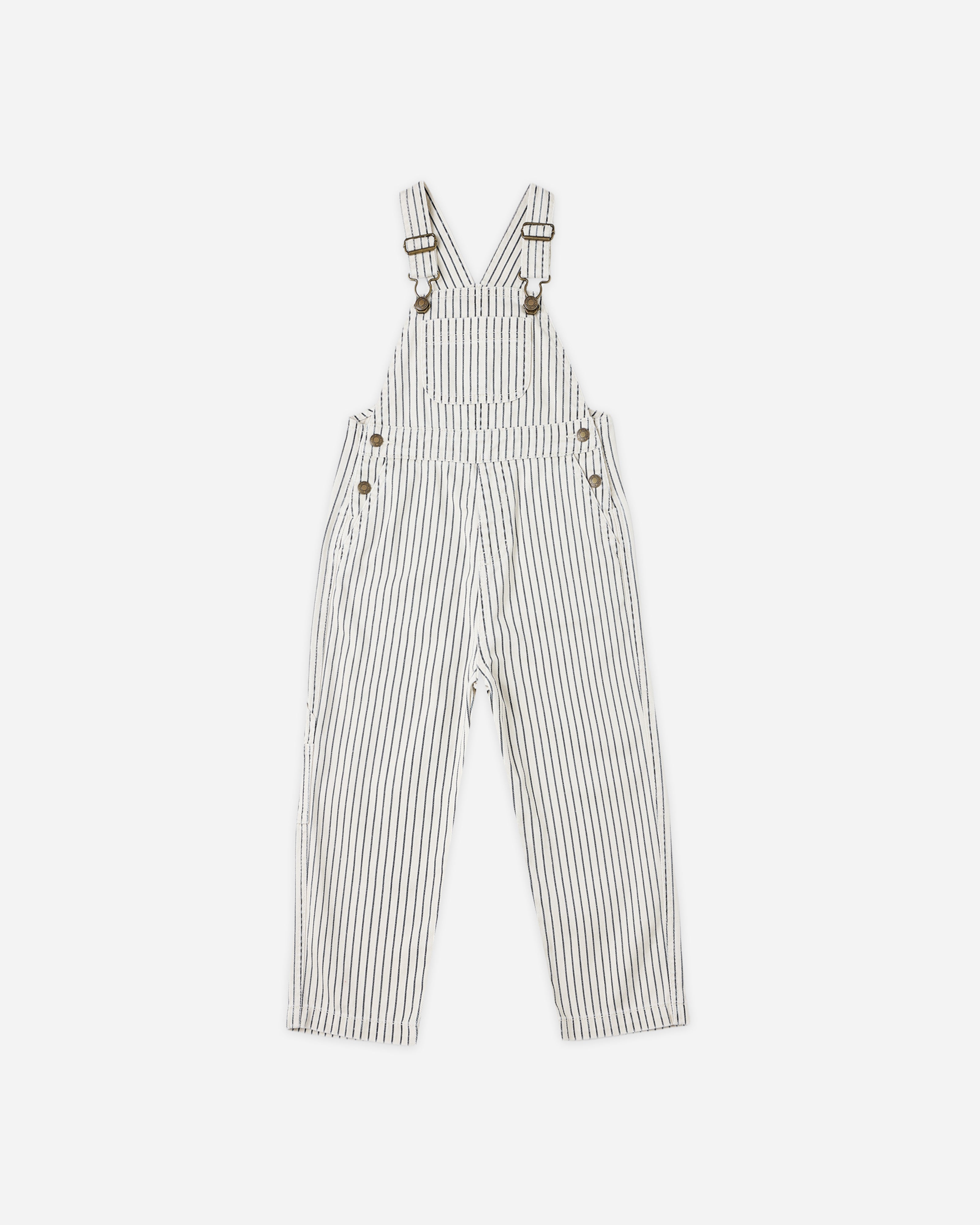 Utility Overall || Navy Pinstripe