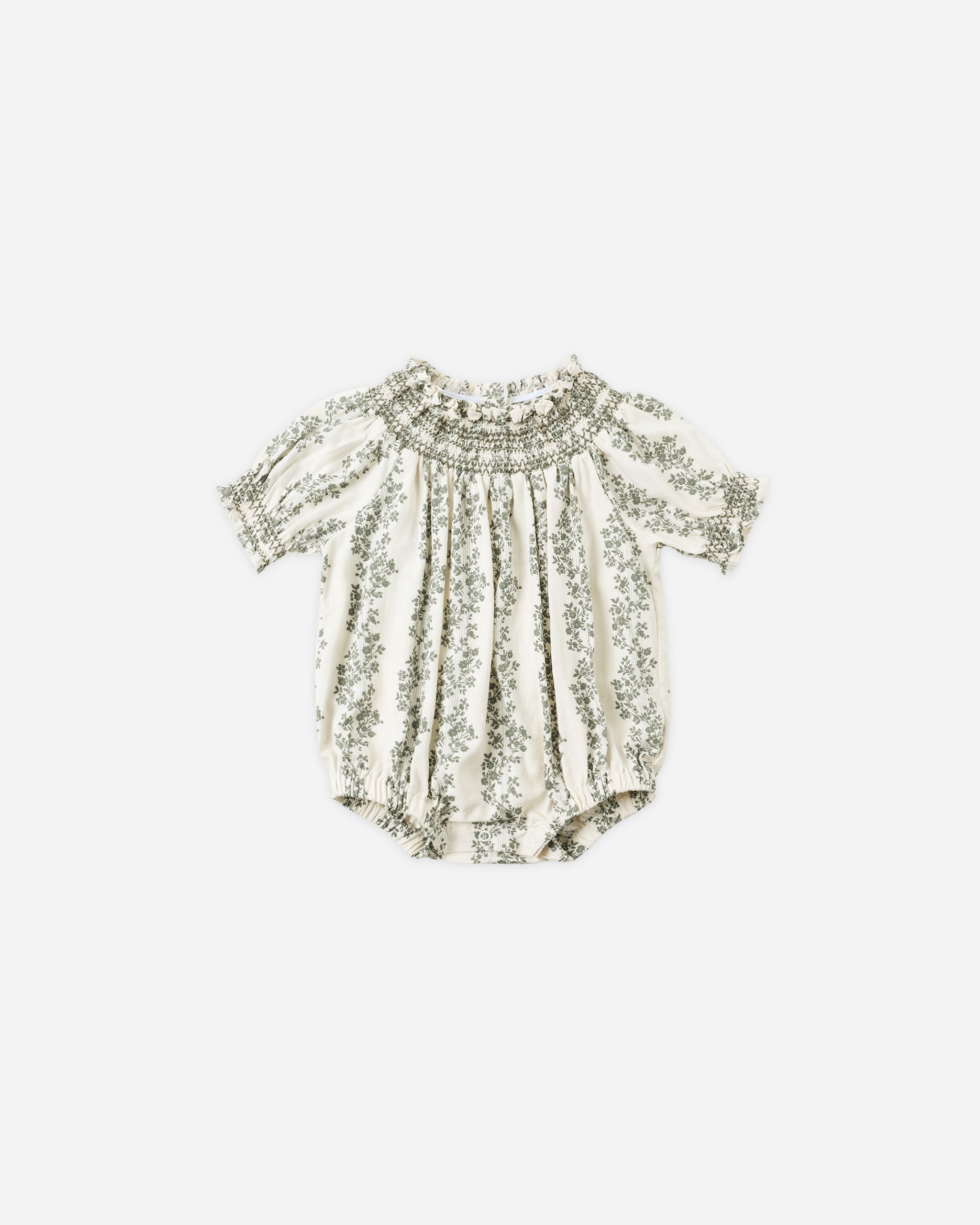 Ada Romper || Green Vines