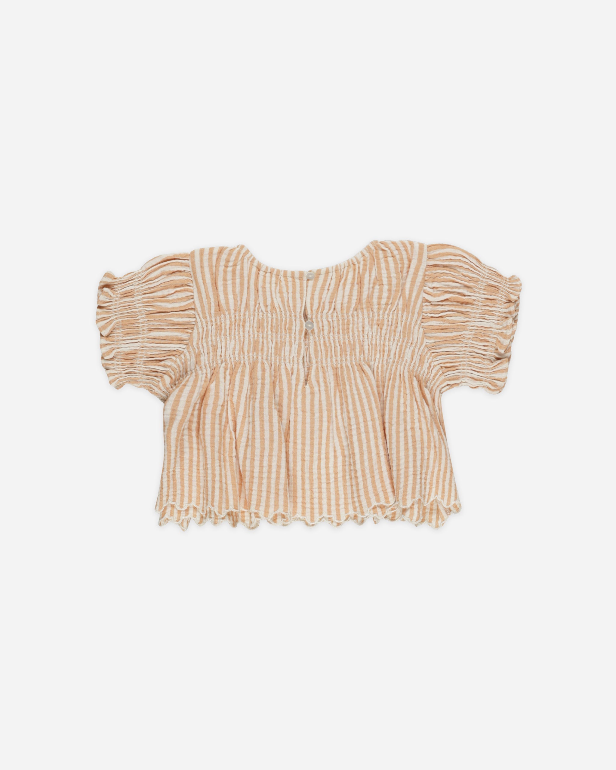 Colette Top || Grapefruit Stripe