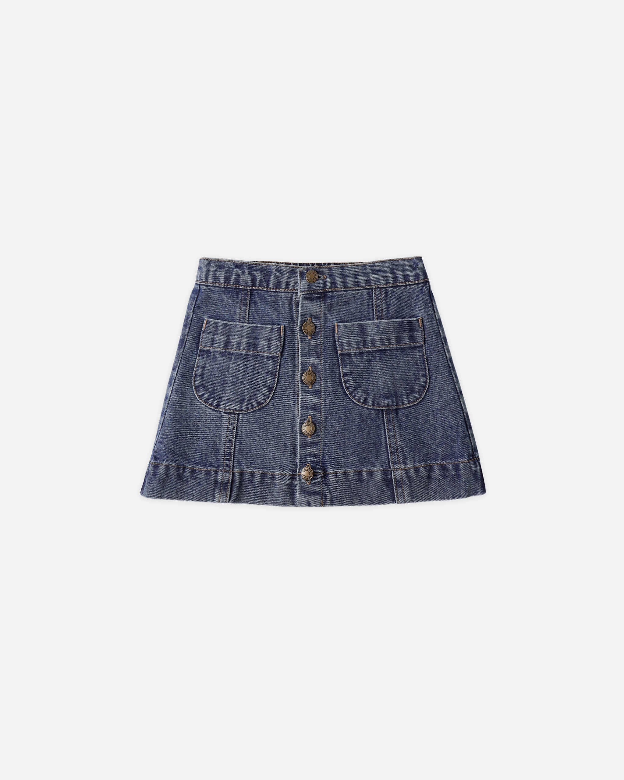 Denver Mini Skirt Navy - Rylee + Cru | Kids Clothes | Trendy Baby Clothes | Modern Infant Outfits |