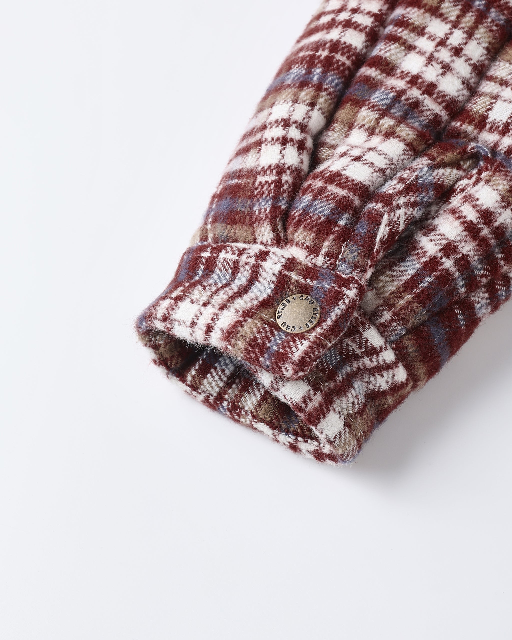 Veste matelassée Nashville || Plaid bordeaux