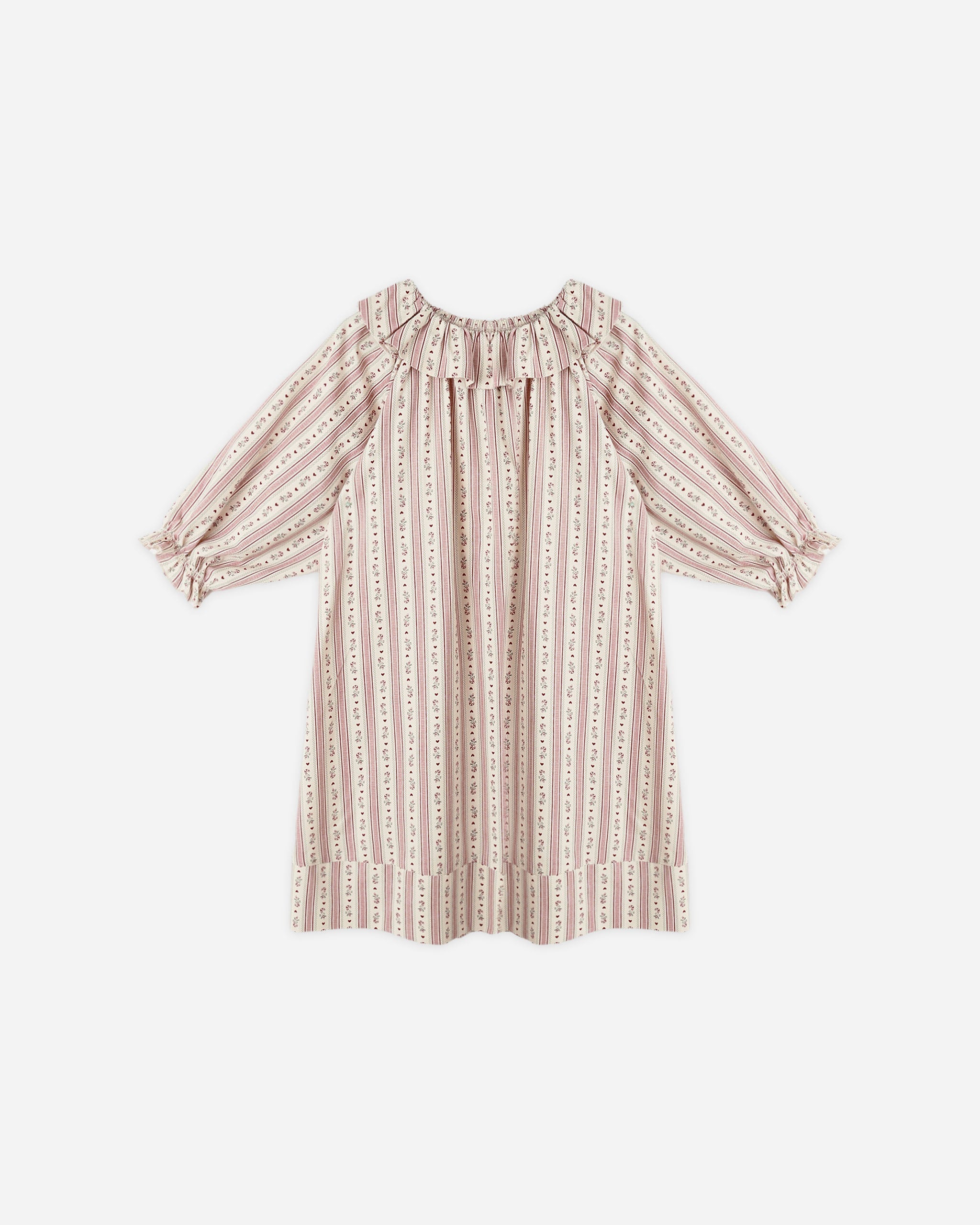 Girl's Nightgown || Candy Cane Stripe