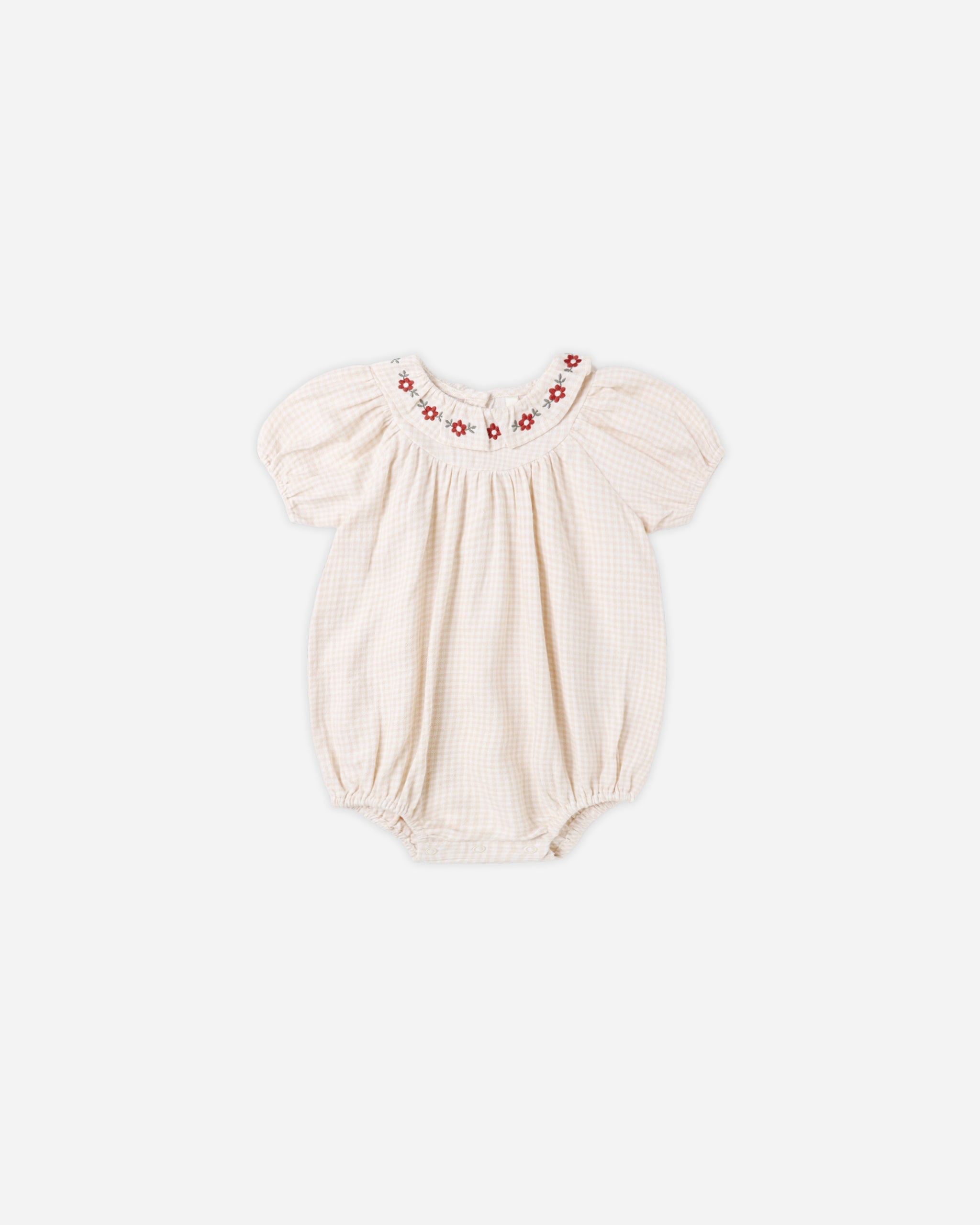Lula Romper || Petal Gingham