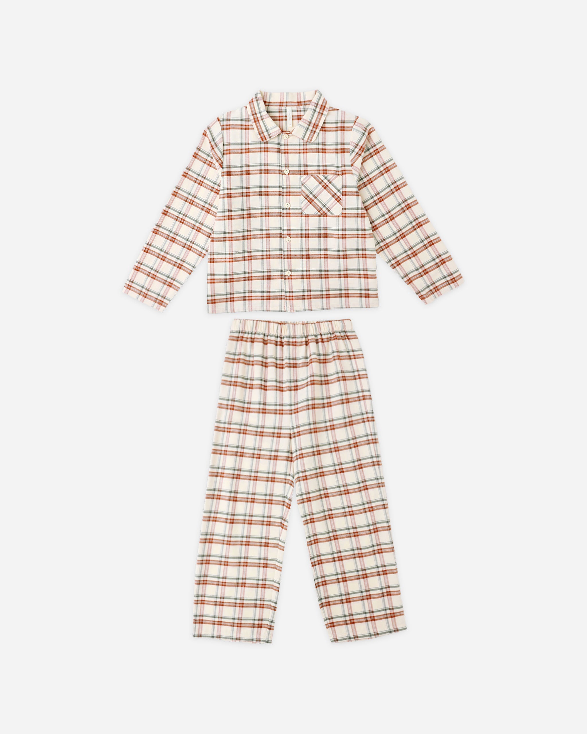 Long Sleeve Pajamas || Holiday Flannel