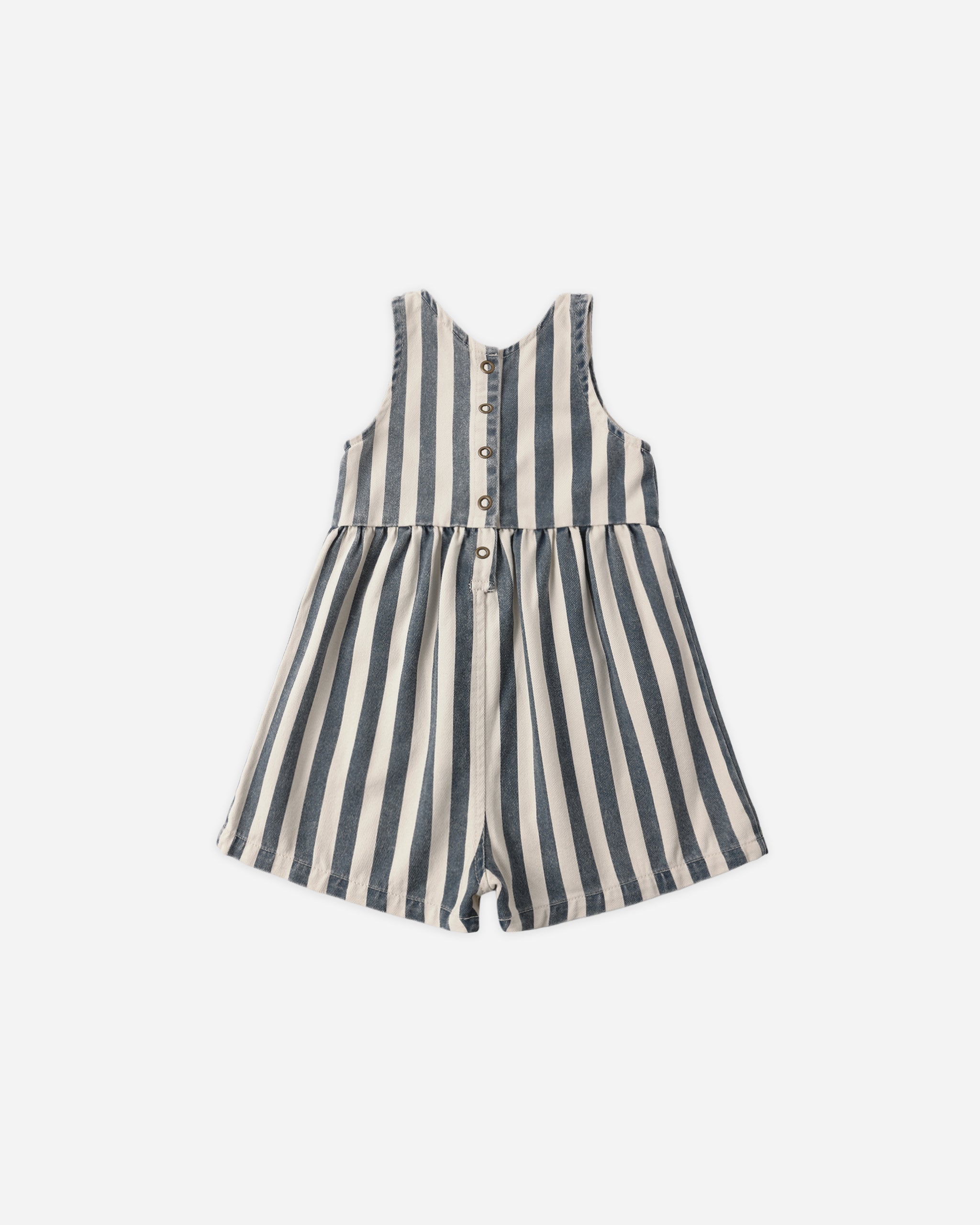 Dani Romper Navy Stripe - Rylee + Cru | Kids Clothes | Trendy Baby Clothes | Modern Infant Outfits |