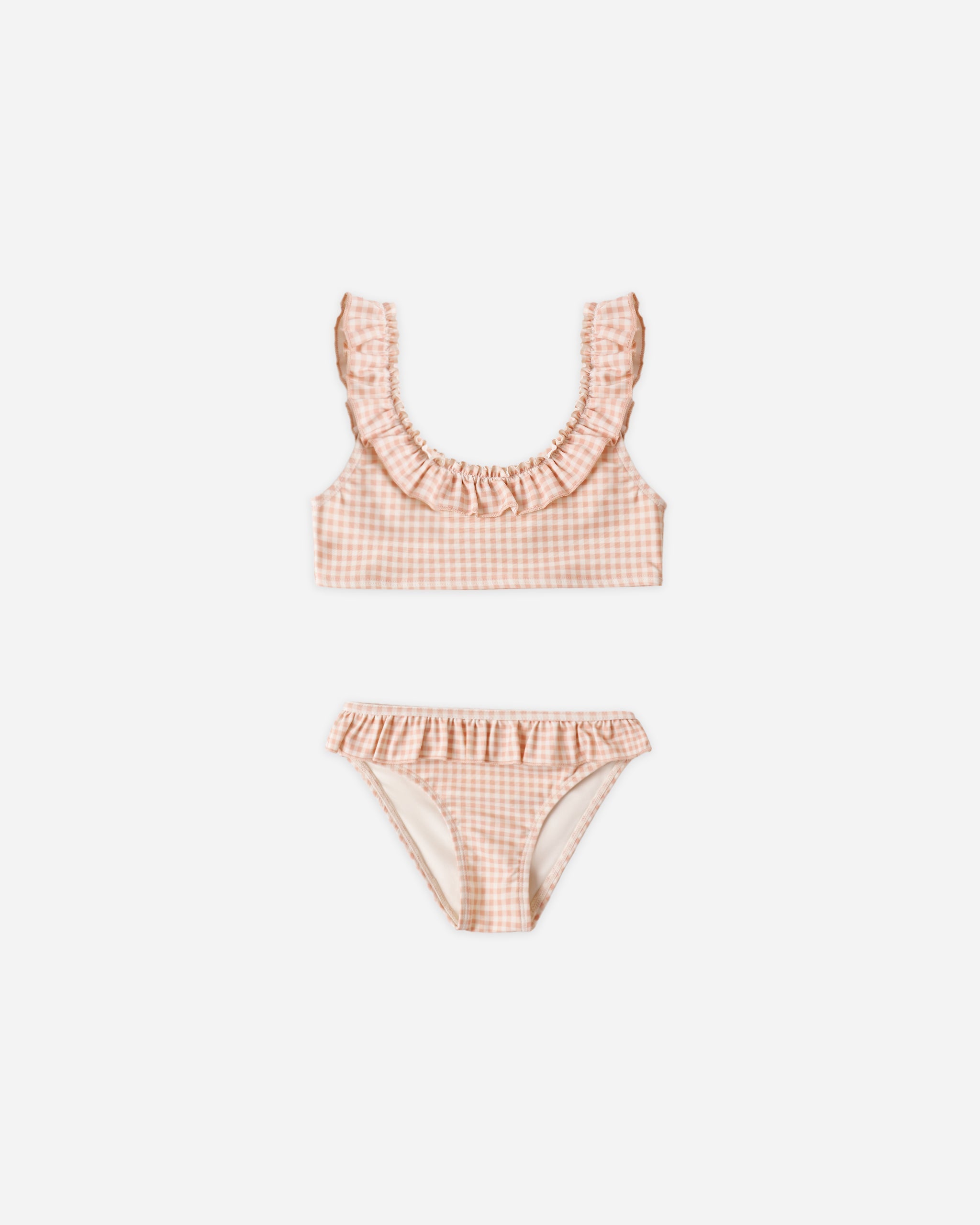 Giana Bikini Petal Gingham - Rylee + Cru | Kids Clothes | Trendy Baby Clothes | Modern Infant Outfits |