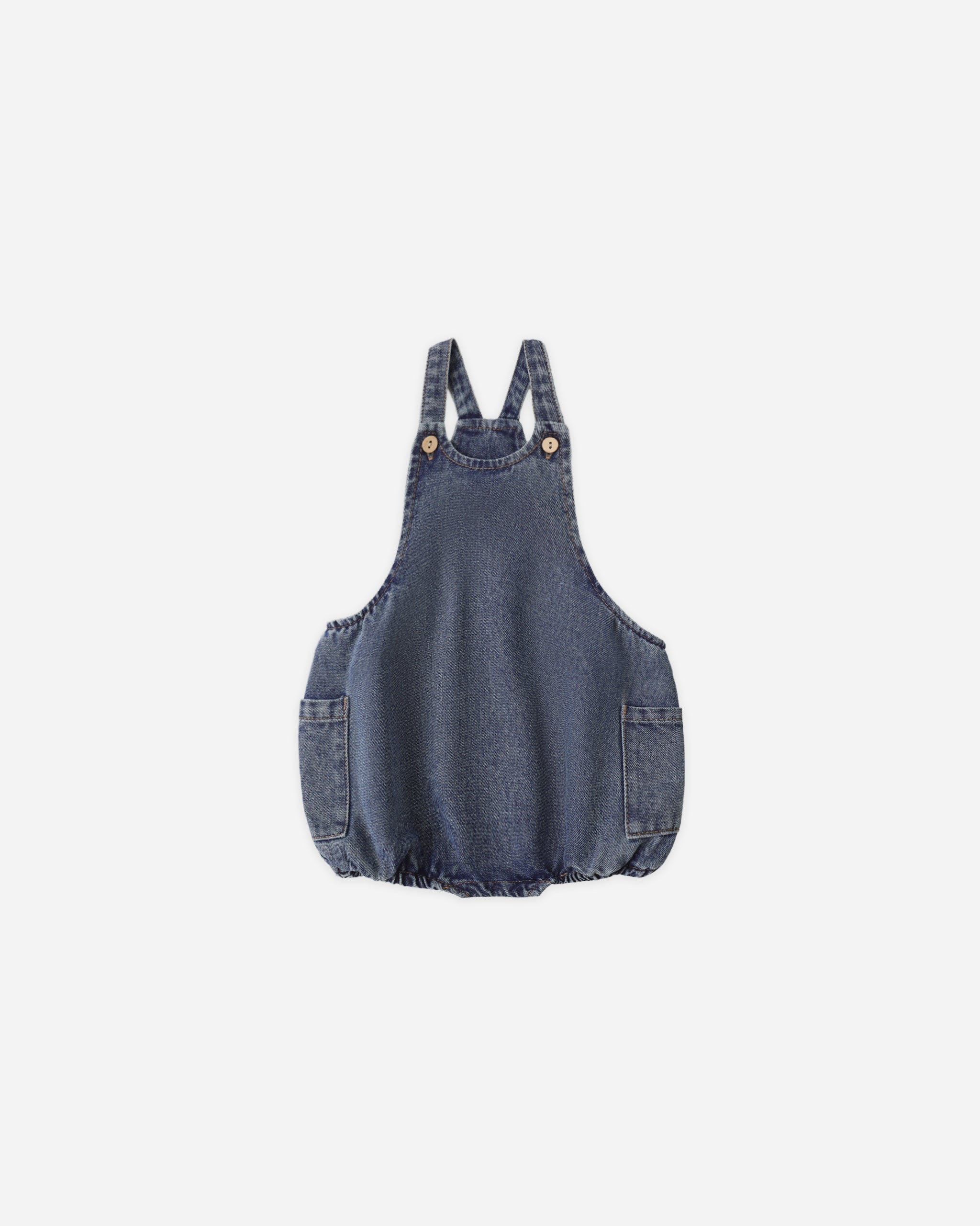 Lou Romper Navy - Rylee + Cru | Kids Clothes | Trendy Baby Clothes | Modern Infant Outfits |