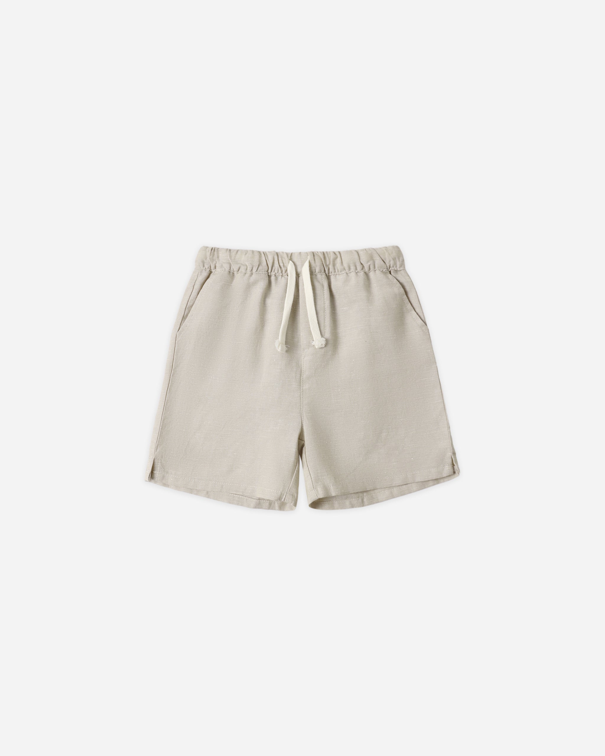 Perry Short Heathered Cocoa - Rylee + Cru | Kids Clothes | Trendy Baby Clothes | Modern Infant Outfits |