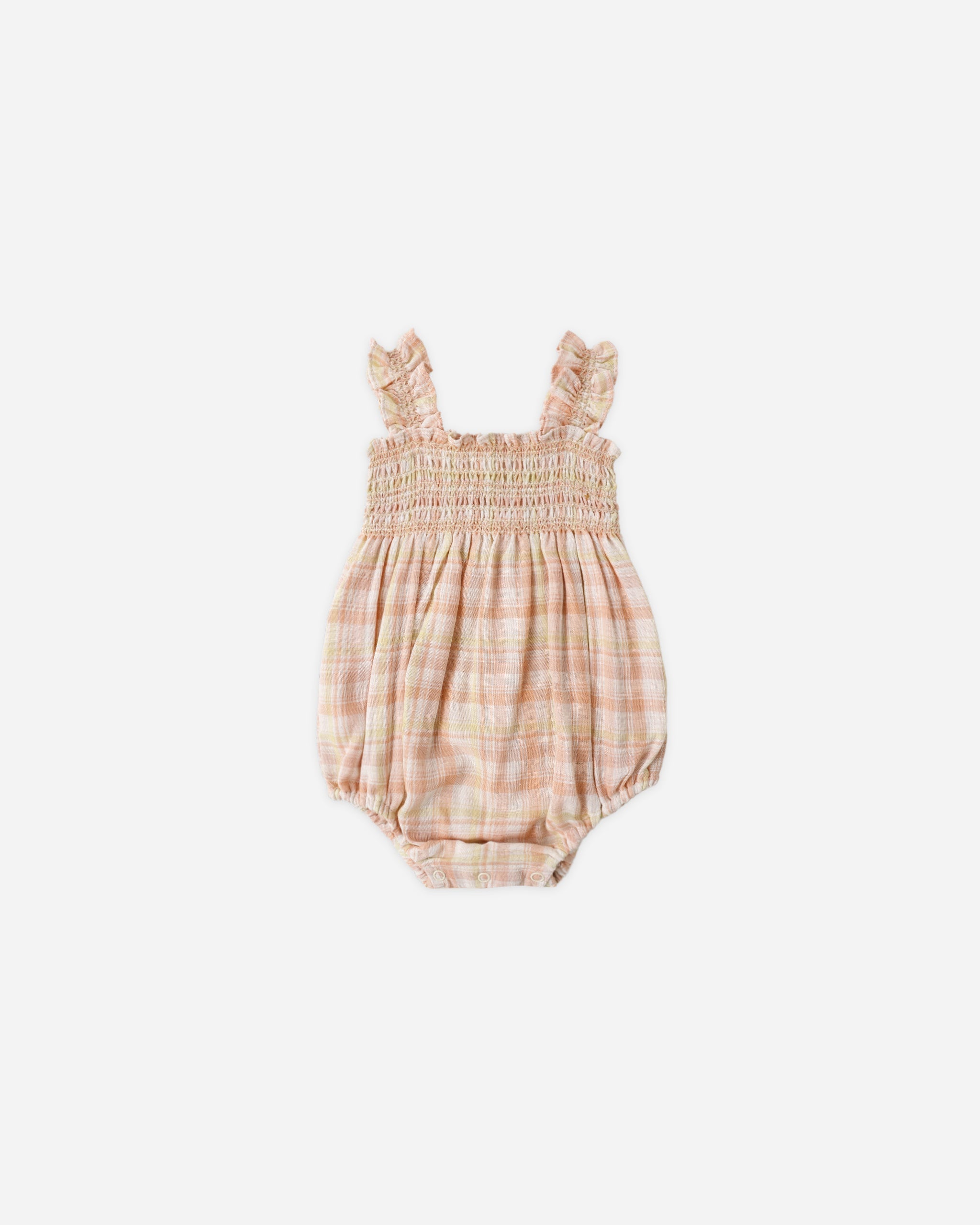 Julia Romper Summer Plaid - Rylee + Cru | Kids Clothes | Trendy Baby Clothes | Modern Infant Outfits |