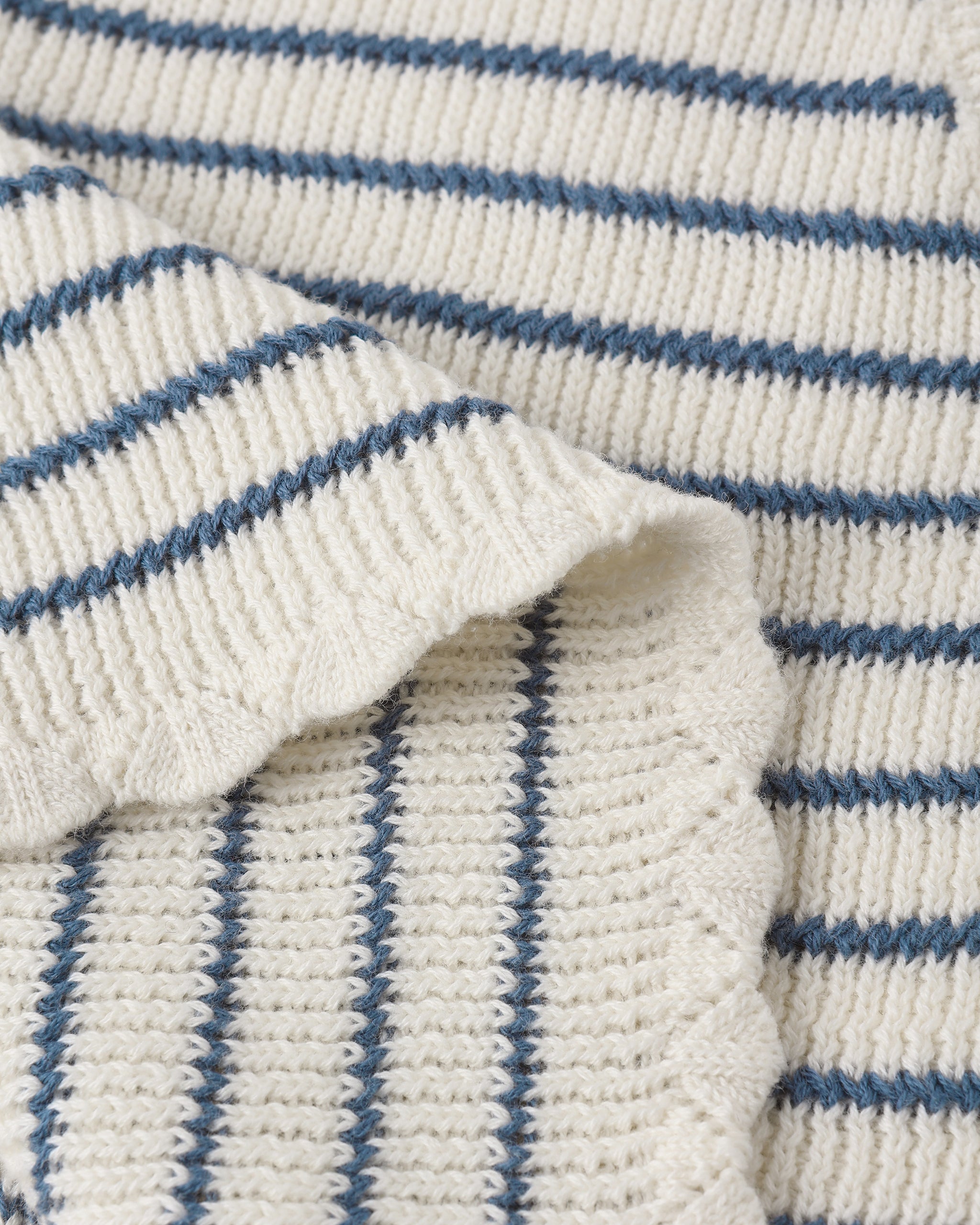 Knit Vest Set Marine Stripe