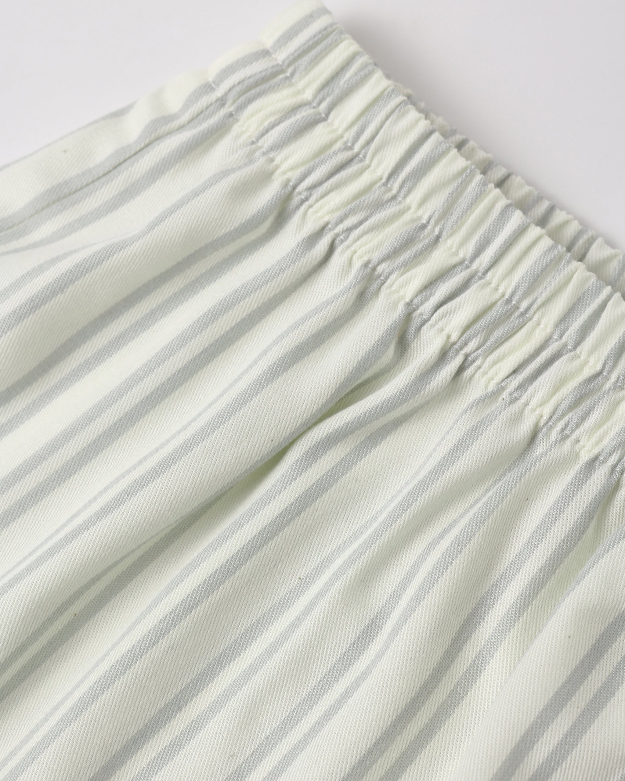 Delilah Pajama Set Seafoam Railroad Stripe - Rylee + Cru | Kids Clothes | Trendy Baby Clothes | Modern Infant Outfits |