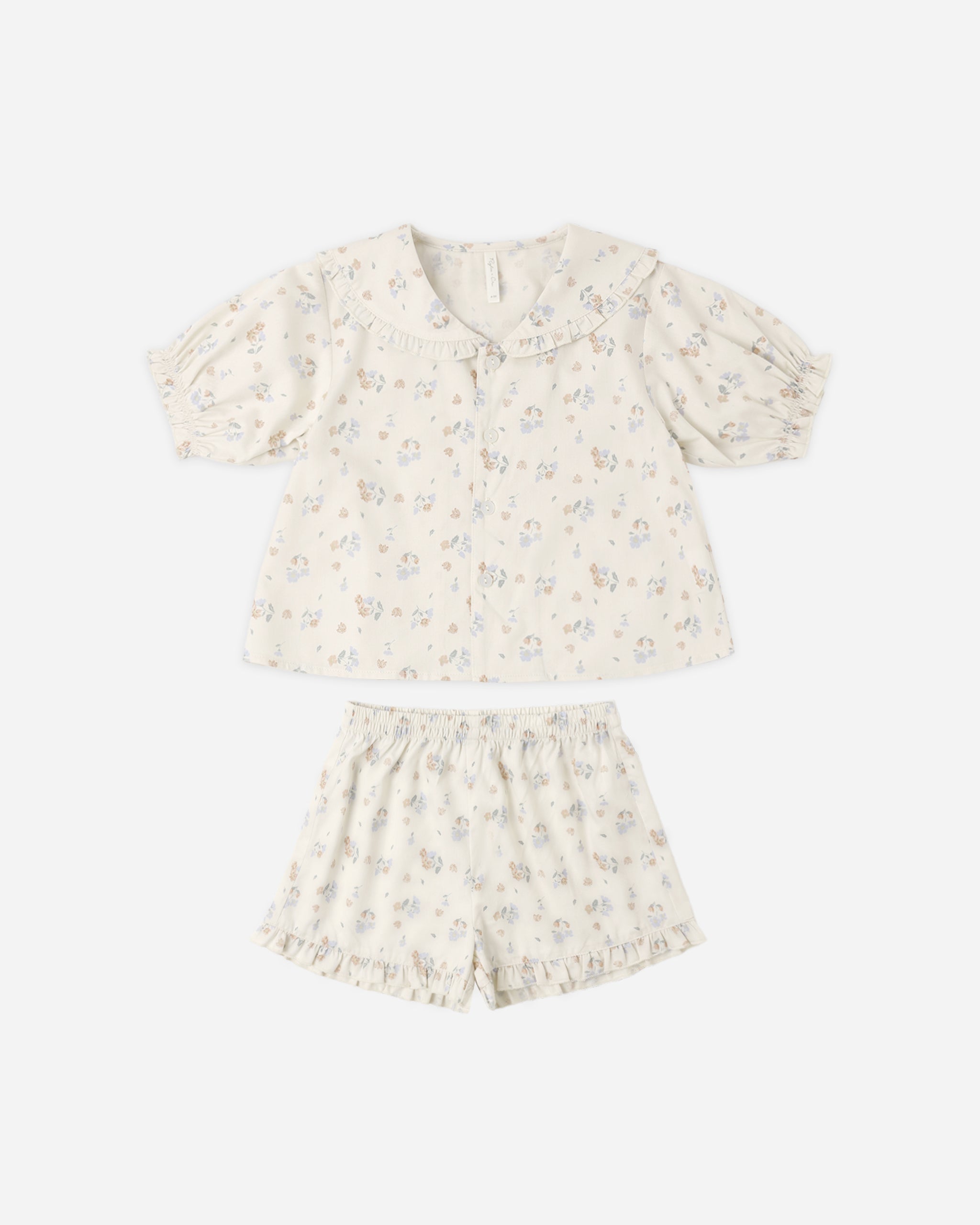 Delilah Pajama Set Pastel Garden - Rylee + Cru | Kids Clothes | Trendy Baby Clothes | Modern Infant Outfits |