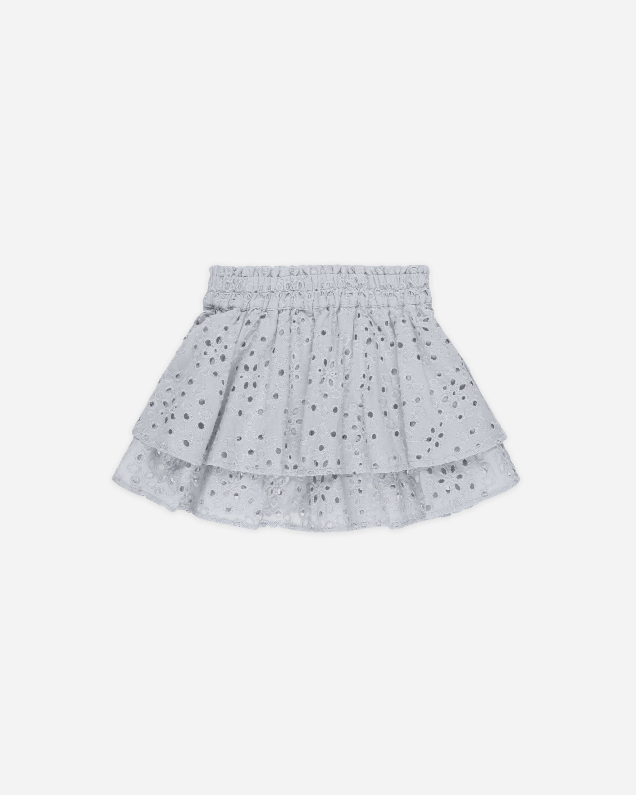 Rose Mini Skirt || Light Blue*