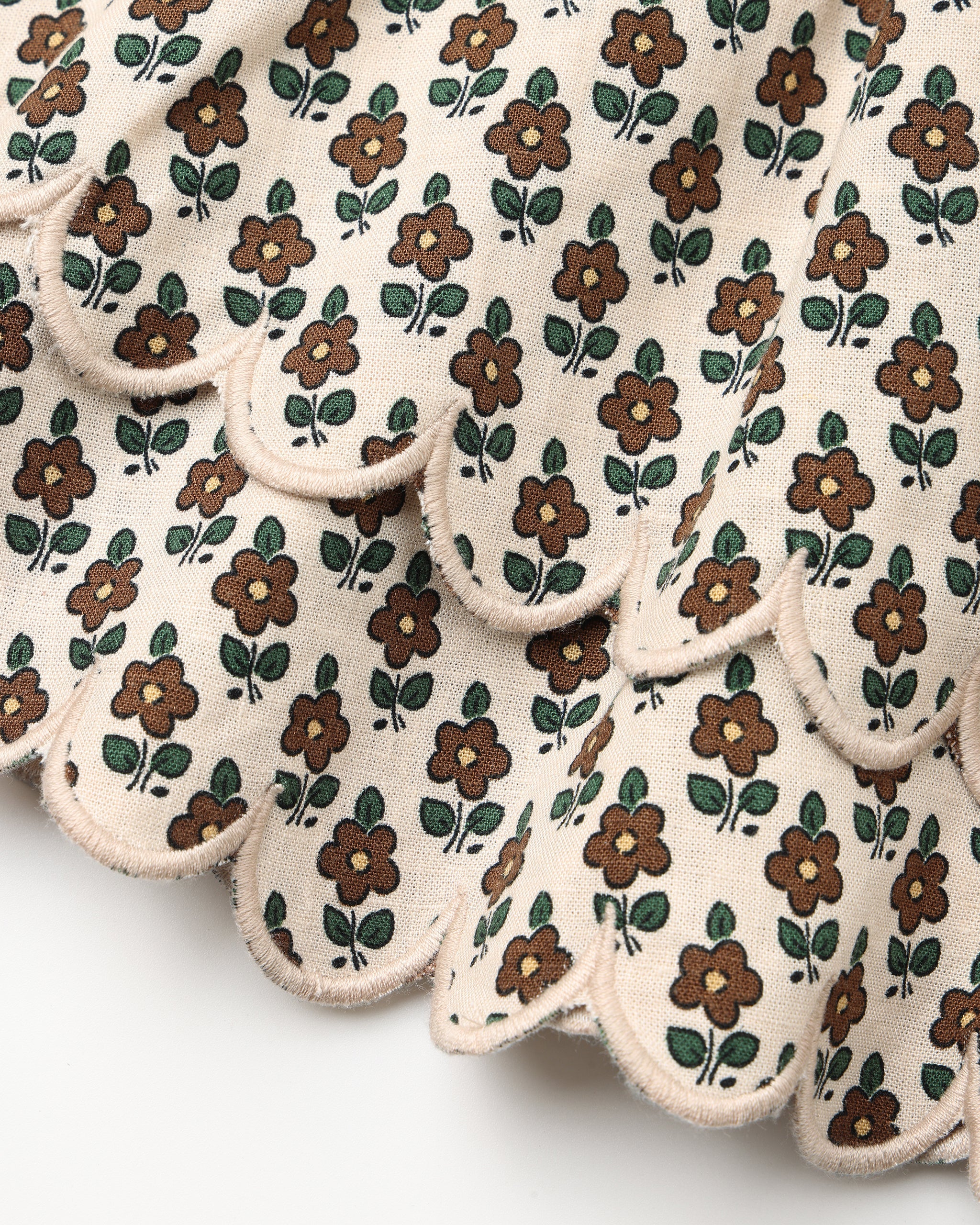 Mini-jupe rose || Motif floral Harvest