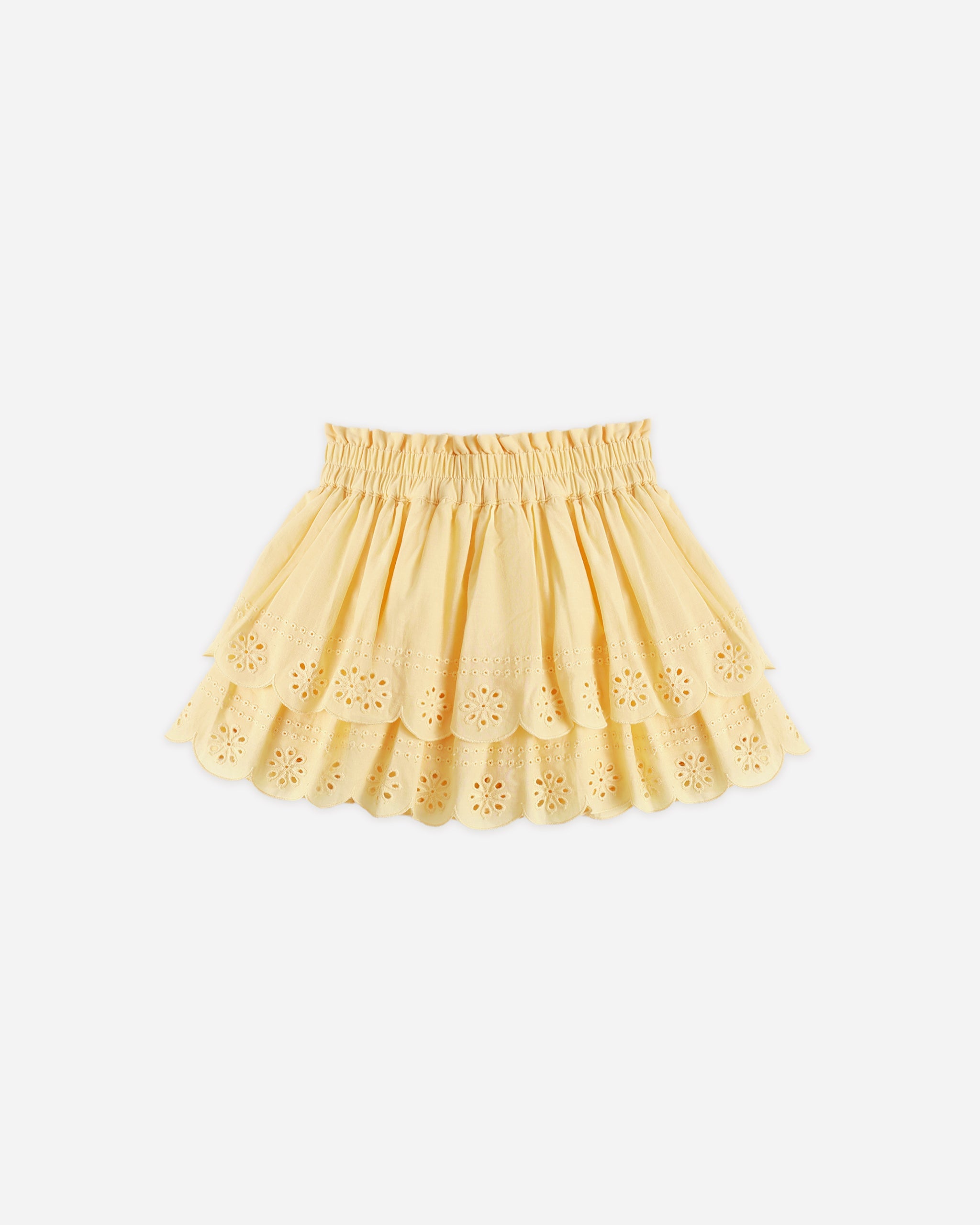 Rose Mini Skirt Lemon - Rylee + Cru | Kids Clothes | Trendy Baby Clothes | Modern Infant Outfits |