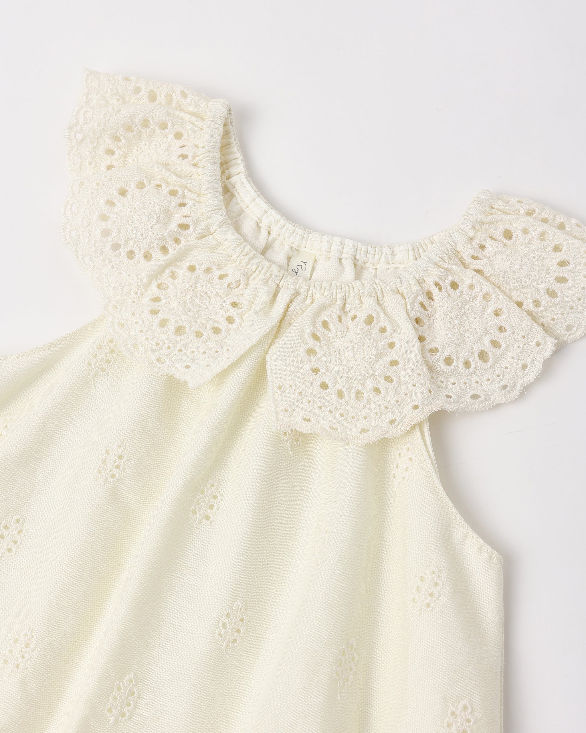Myla Romper Ivory - Rylee + Cru | Kids Clothes | Trendy Baby Clothes | Modern Infant Outfits |