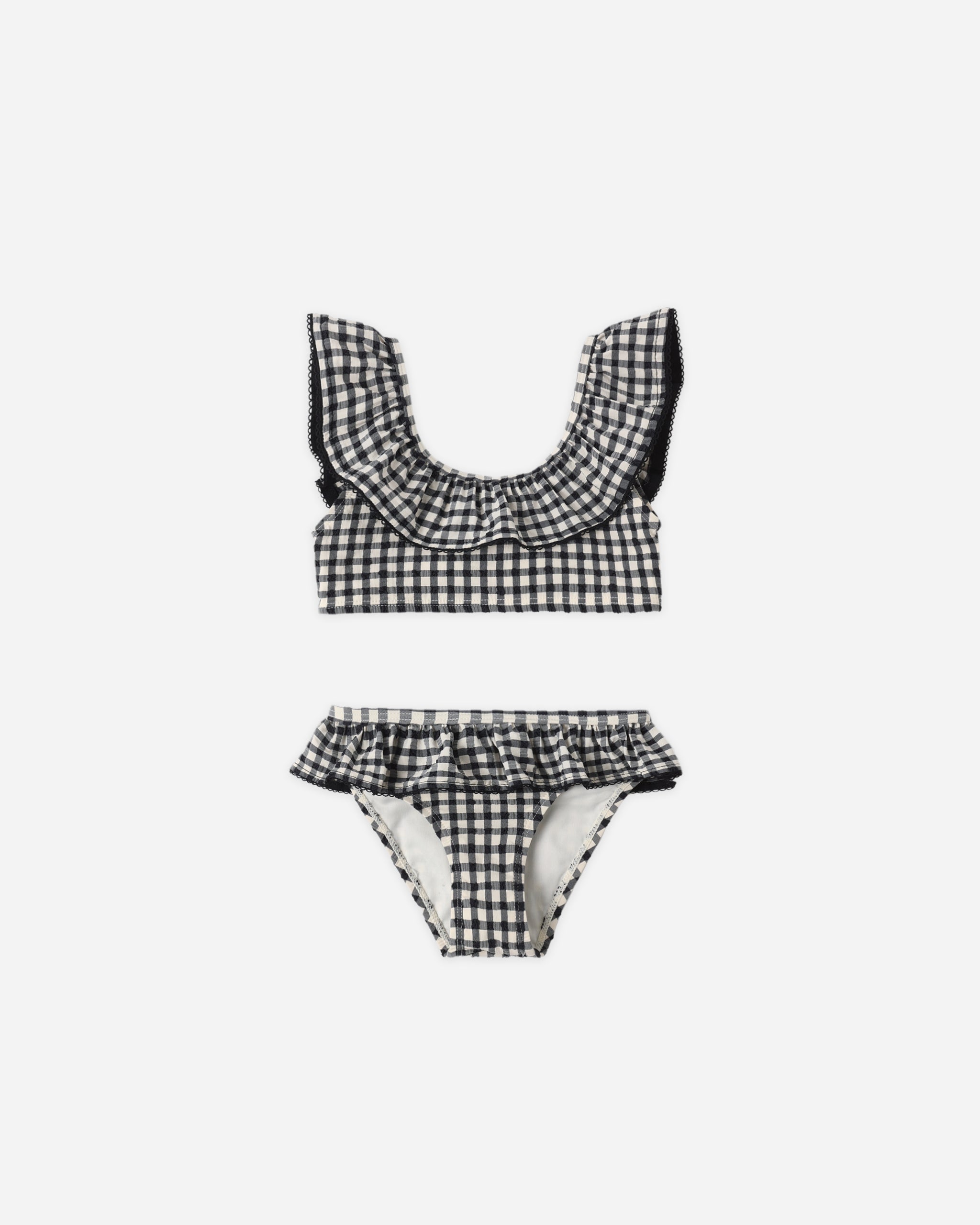 Margot Bikini Black Gingham - Rylee + Cru | Kids Clothes | Trendy Baby Clothes | Modern Infant Outfits |