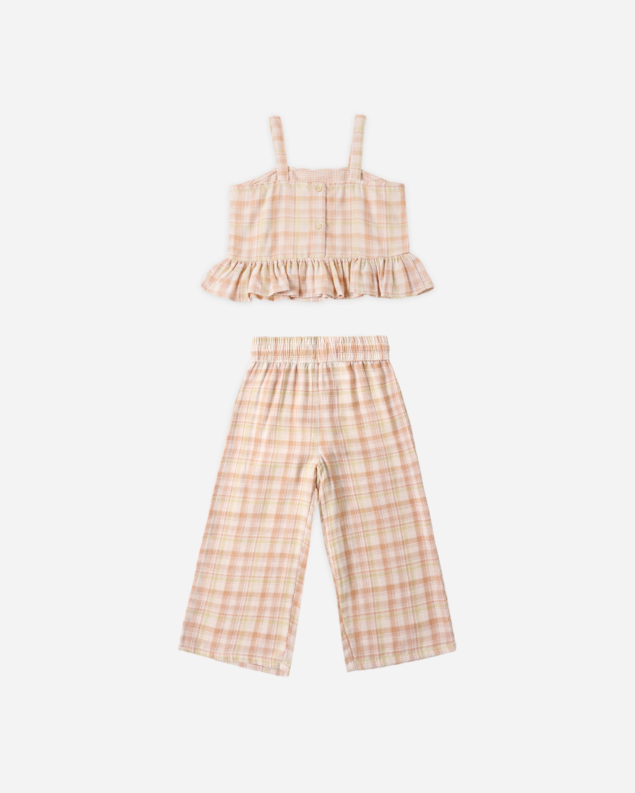 Kayli Set Summer Plaid - Rylee + Cru | Kids Clothes | Trendy Baby Clothes | Modern Infant Outfits |