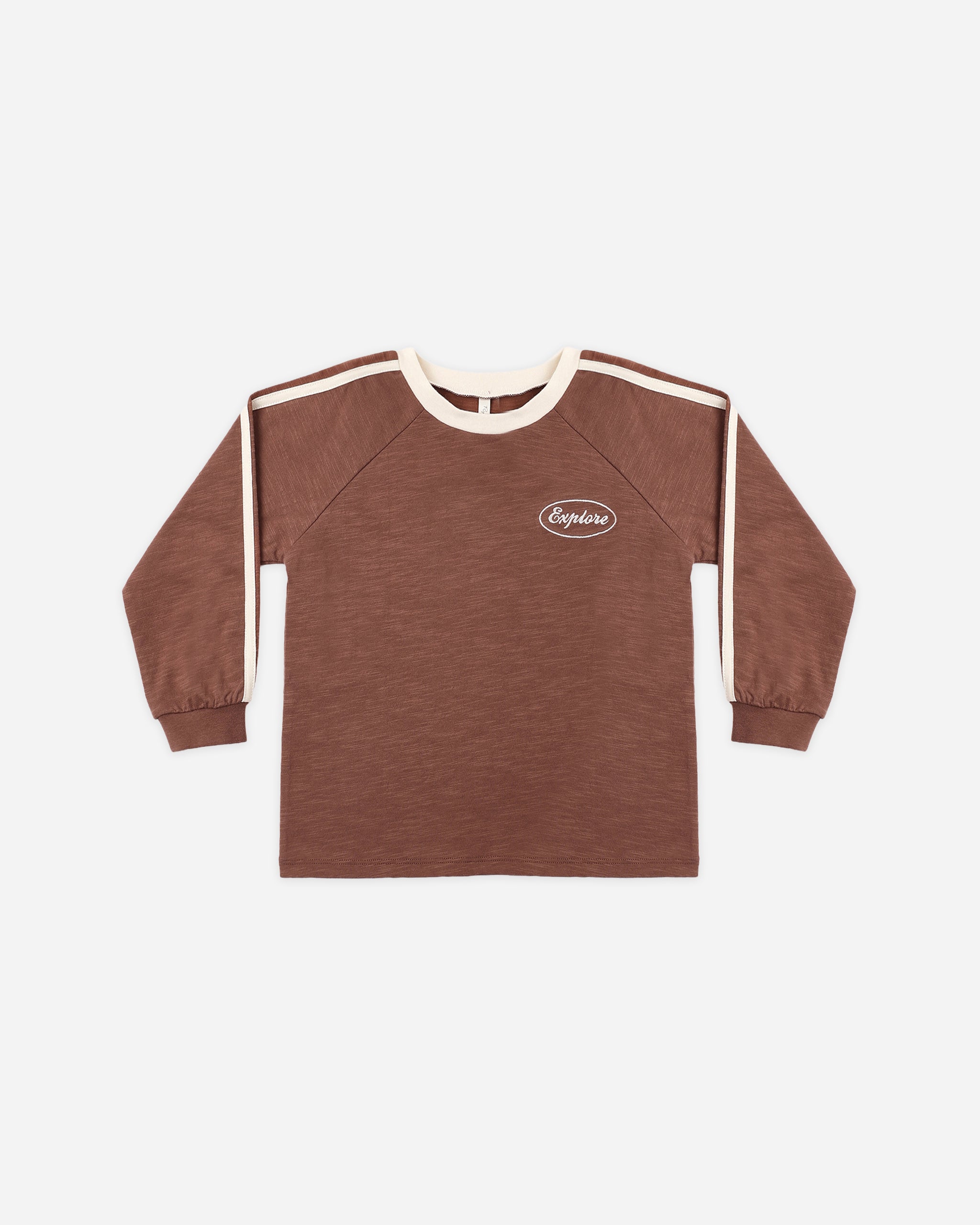 Relaxed Long Sleeve Tee Explore - Rylee + Cru | Kids Clothes | Trendy Baby Clothes | Modern Infant Outfits |