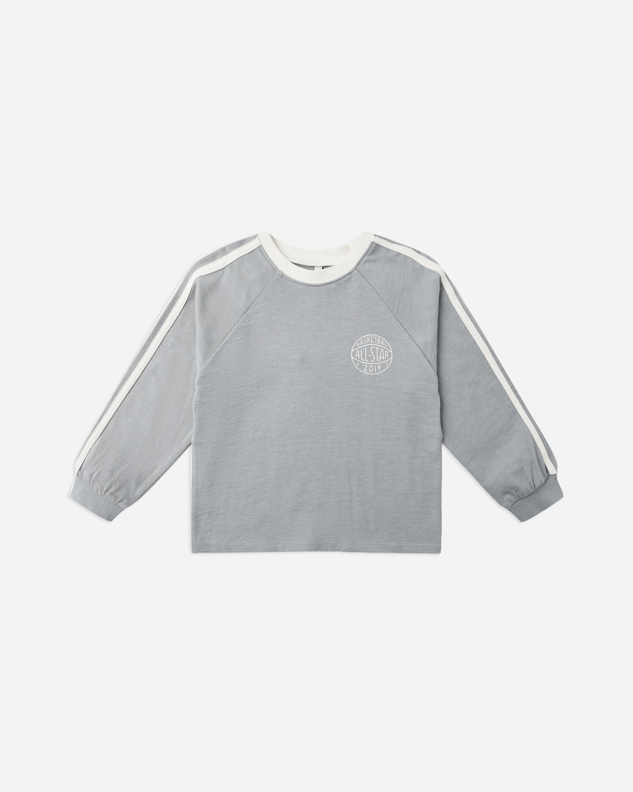 T-shirt à manches longues en jersey || Bleu poudré