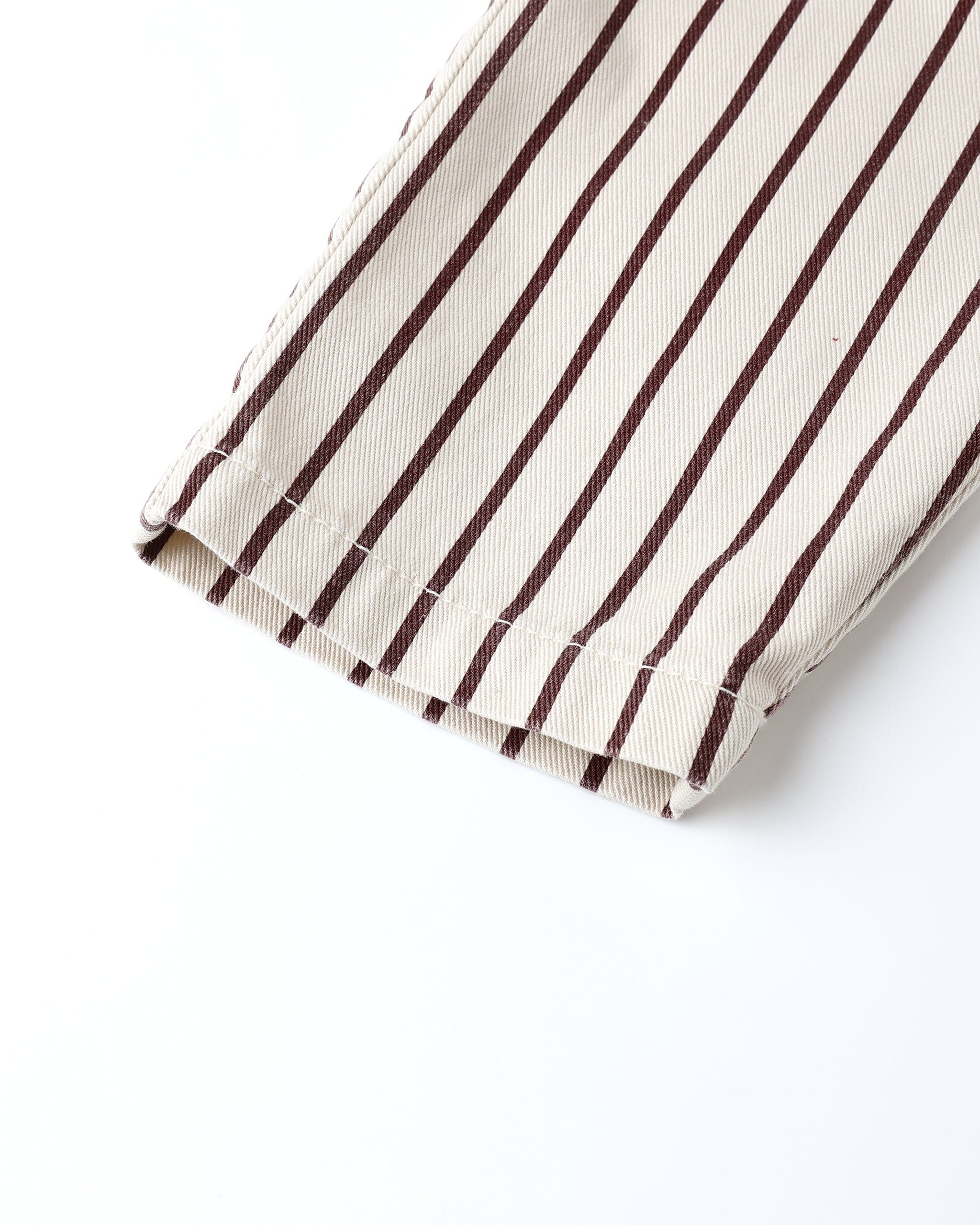 Pantalon cargo décontracté || Rayures bordeaux