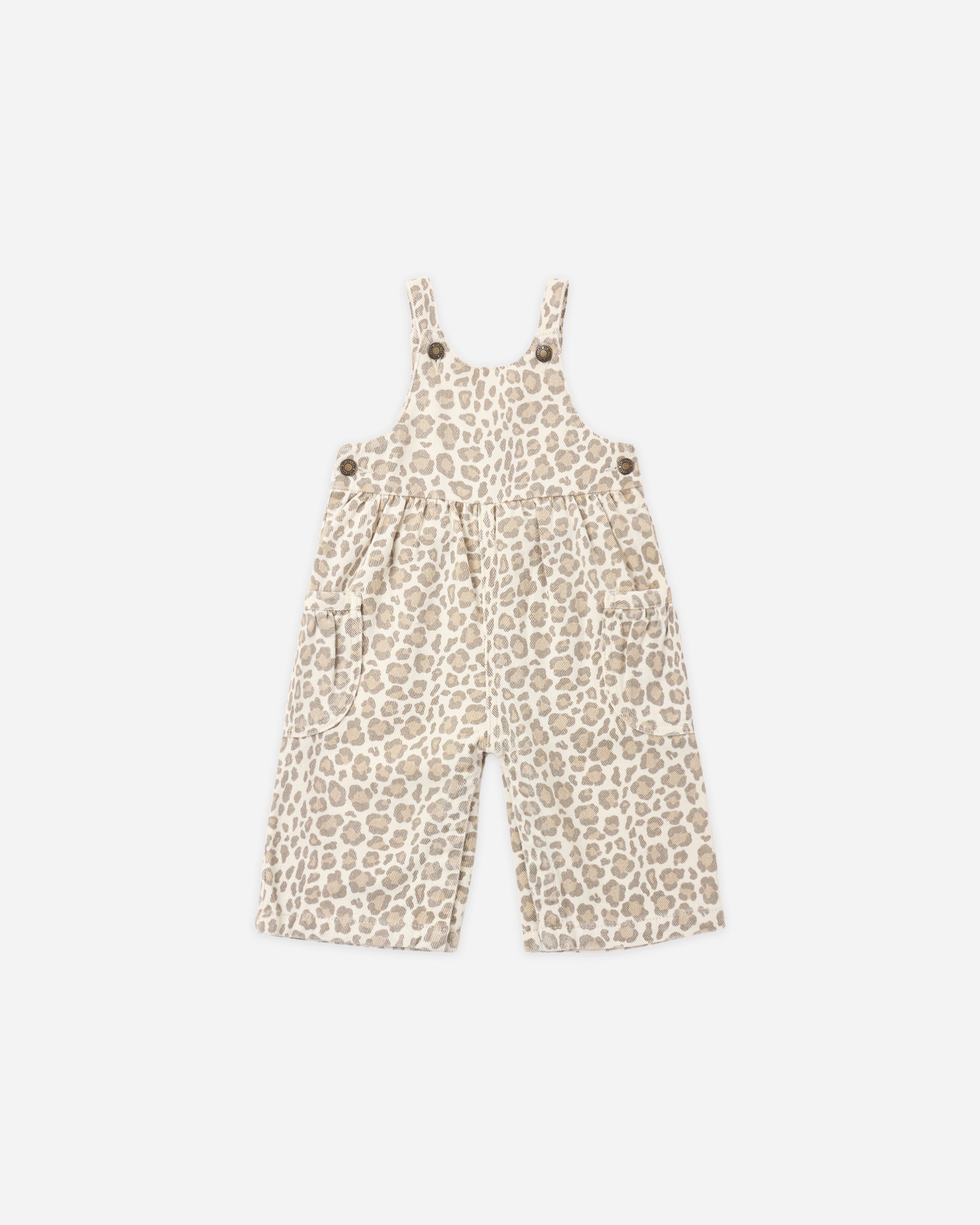 Wide Leg Overall Leopard