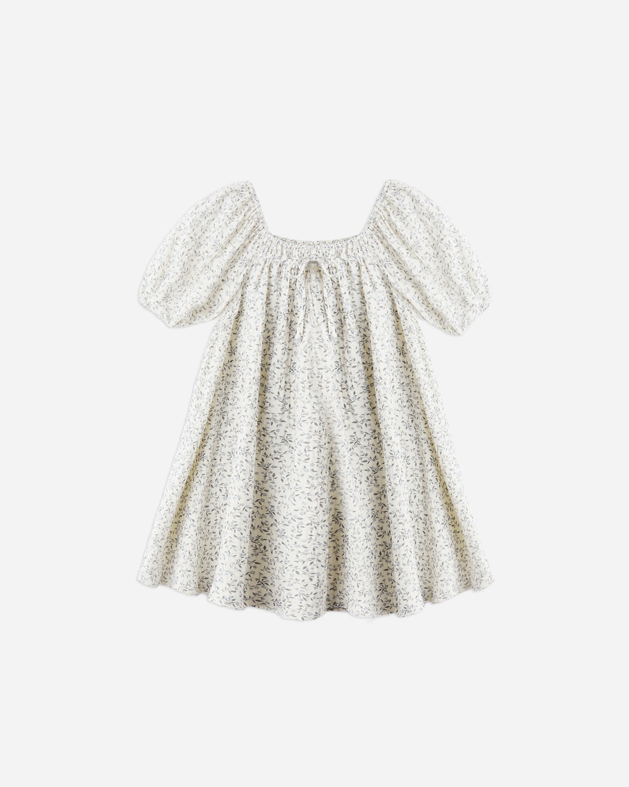 Mini-robe Sabrina || Vignes bleues