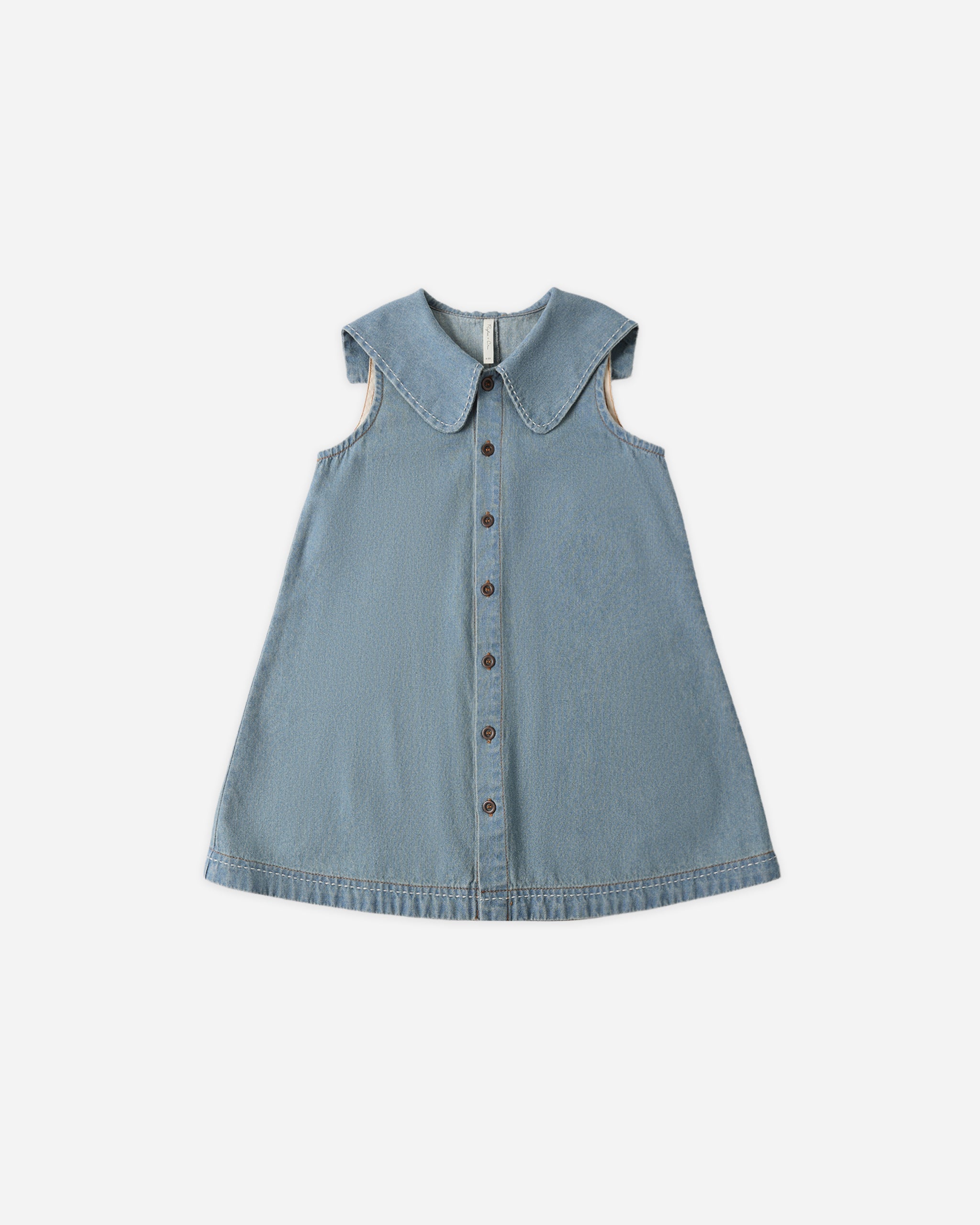 Adria Dress Washed Blue