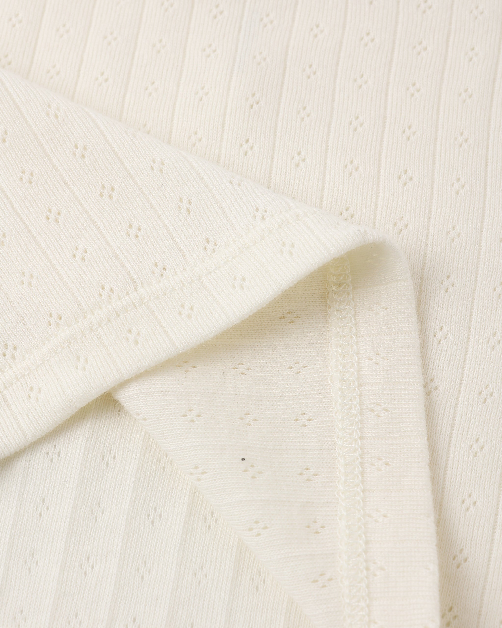 Pointelle Lounge Set Ivory