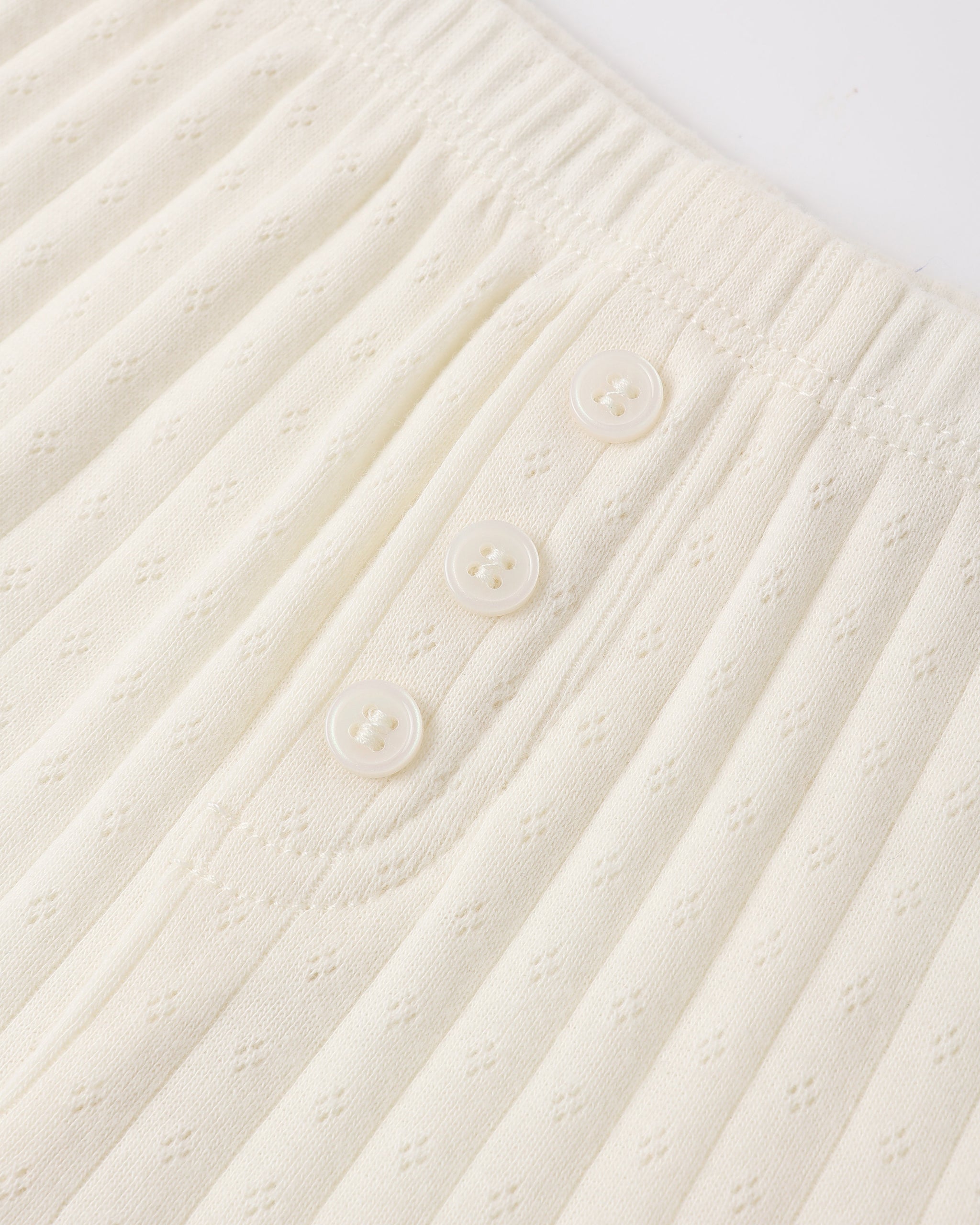 Pointelle Lounge Set Ivory