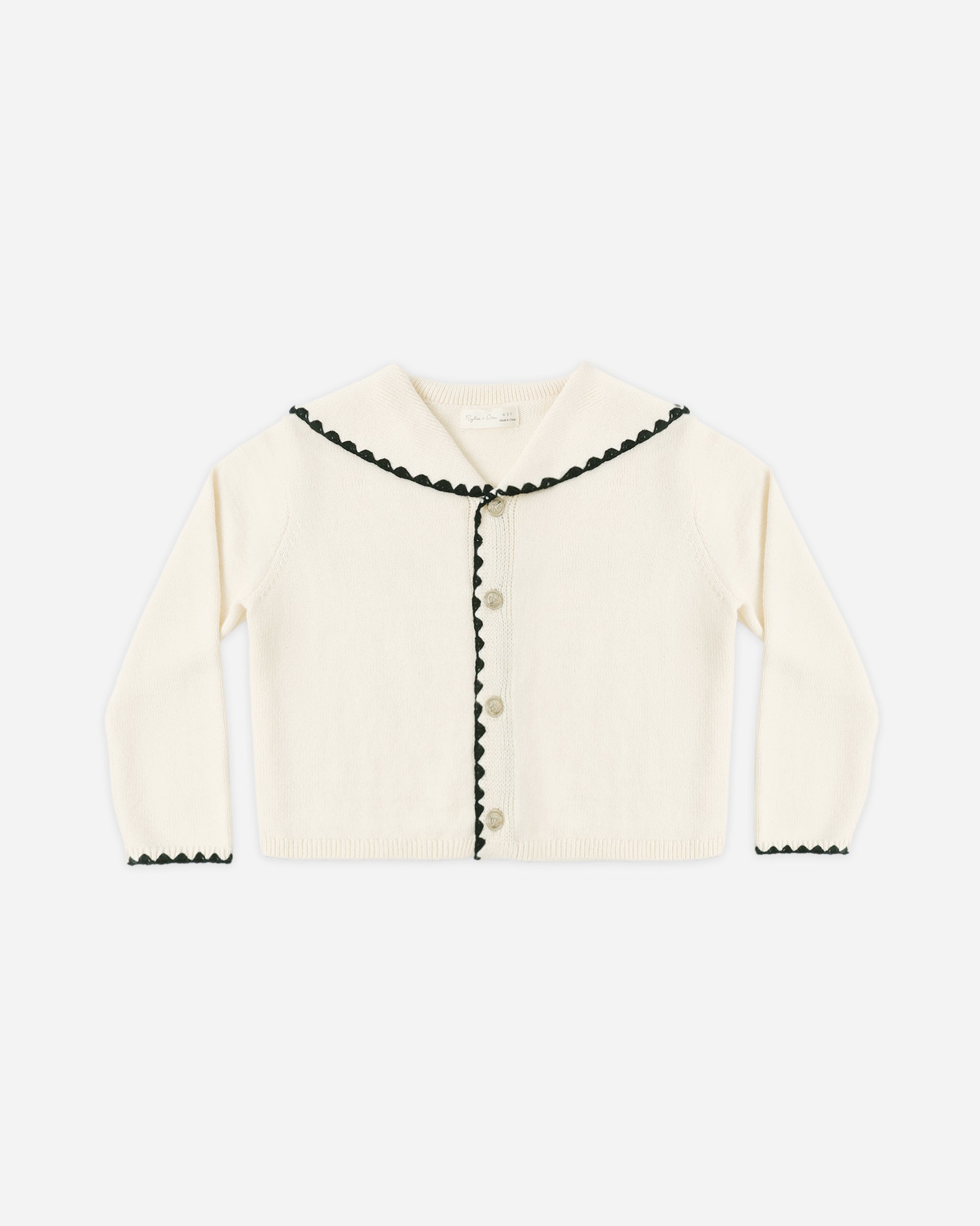 Sailor Cardigan Natural - Rylee + Cru | Kids Clothes | Trendy Baby Clothes | Modern Infant Outfits |