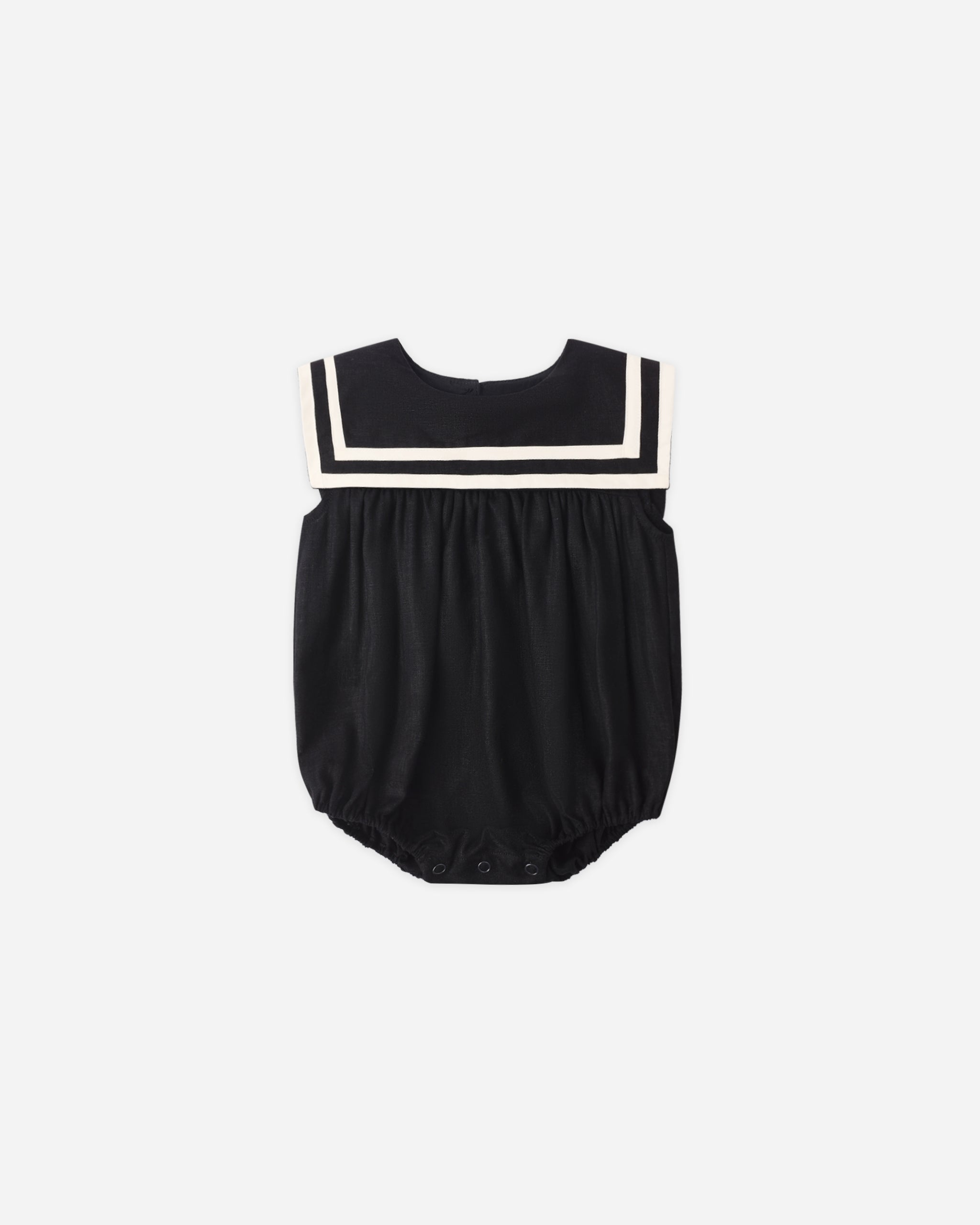 Sailor Romper Black - Rylee + Cru | Kids Clothes | Trendy Baby Clothes | Modern Infant Outfits |