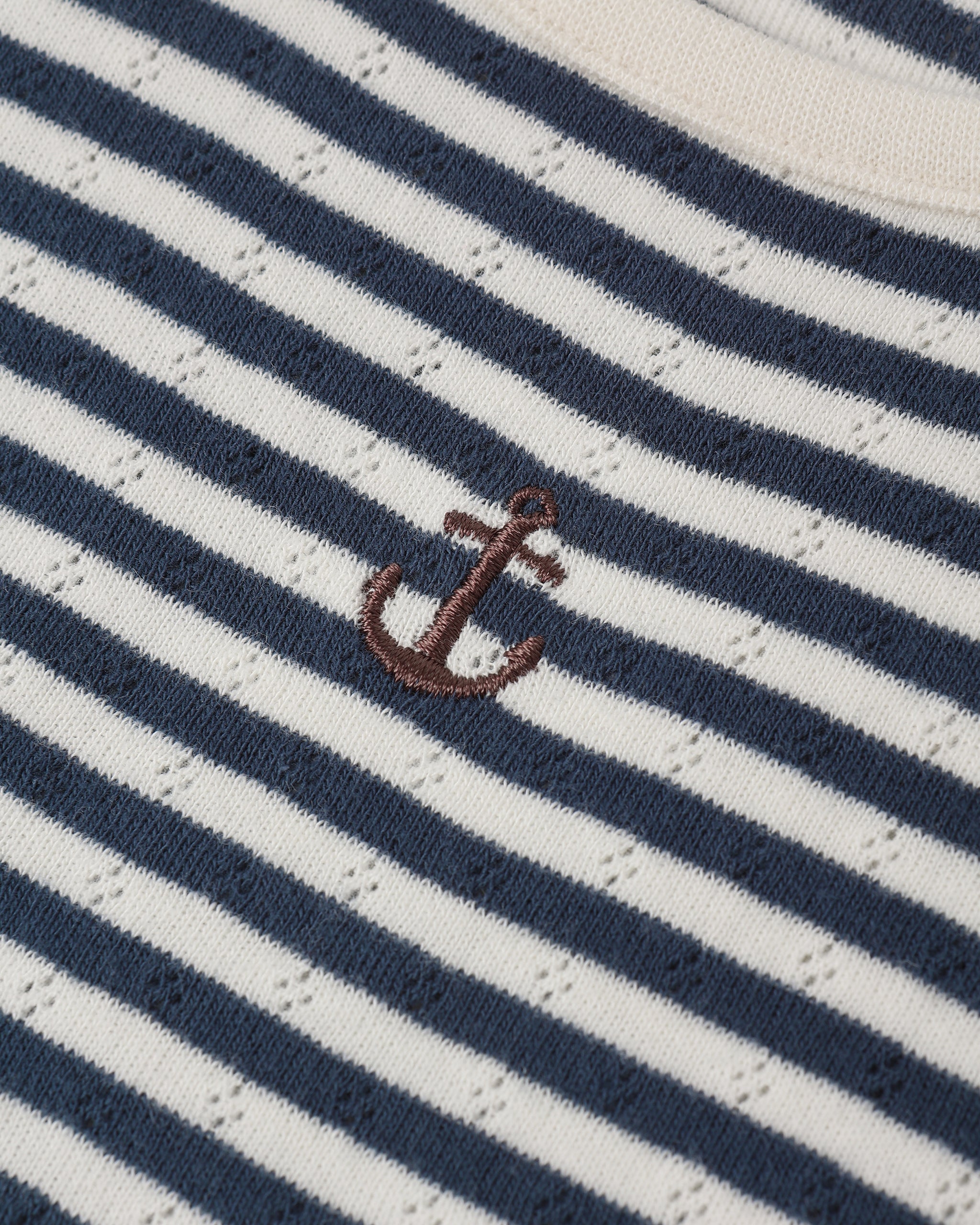 Pointelle Tee Navy Stripe - Rylee + Cru | Kids Clothes | Trendy Baby Clothes | Modern Infant Outfits |