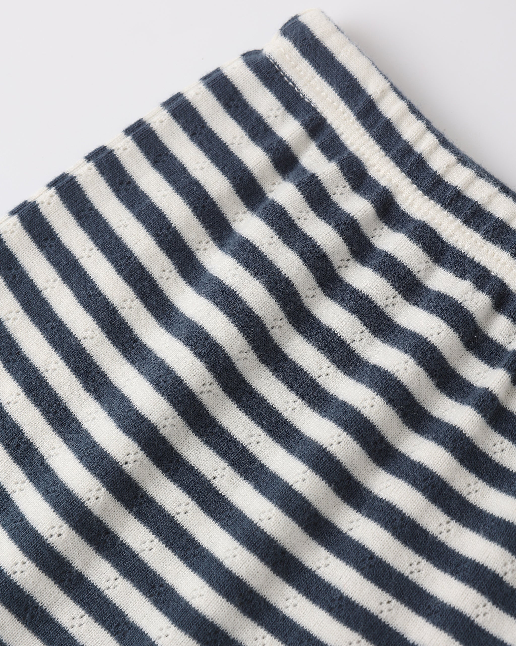 Pointelle Shorts Navy Stripe - Rylee + Cru | Kids Clothes | Trendy Baby Clothes | Modern Infant Outfits |