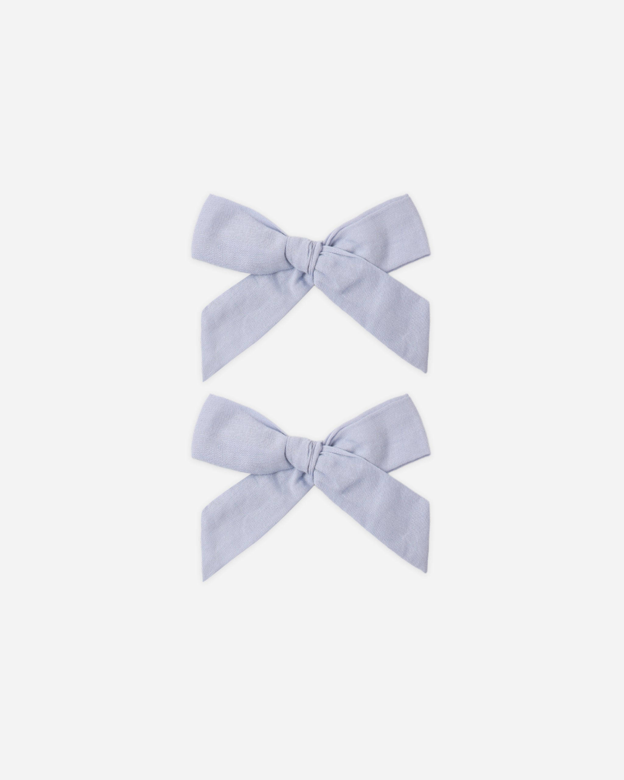 Bows, Set Of 2 Periwinkle - Rylee + Cru | Kids Clothes | Trendy Baby Clothes | Modern Infant Outfits |