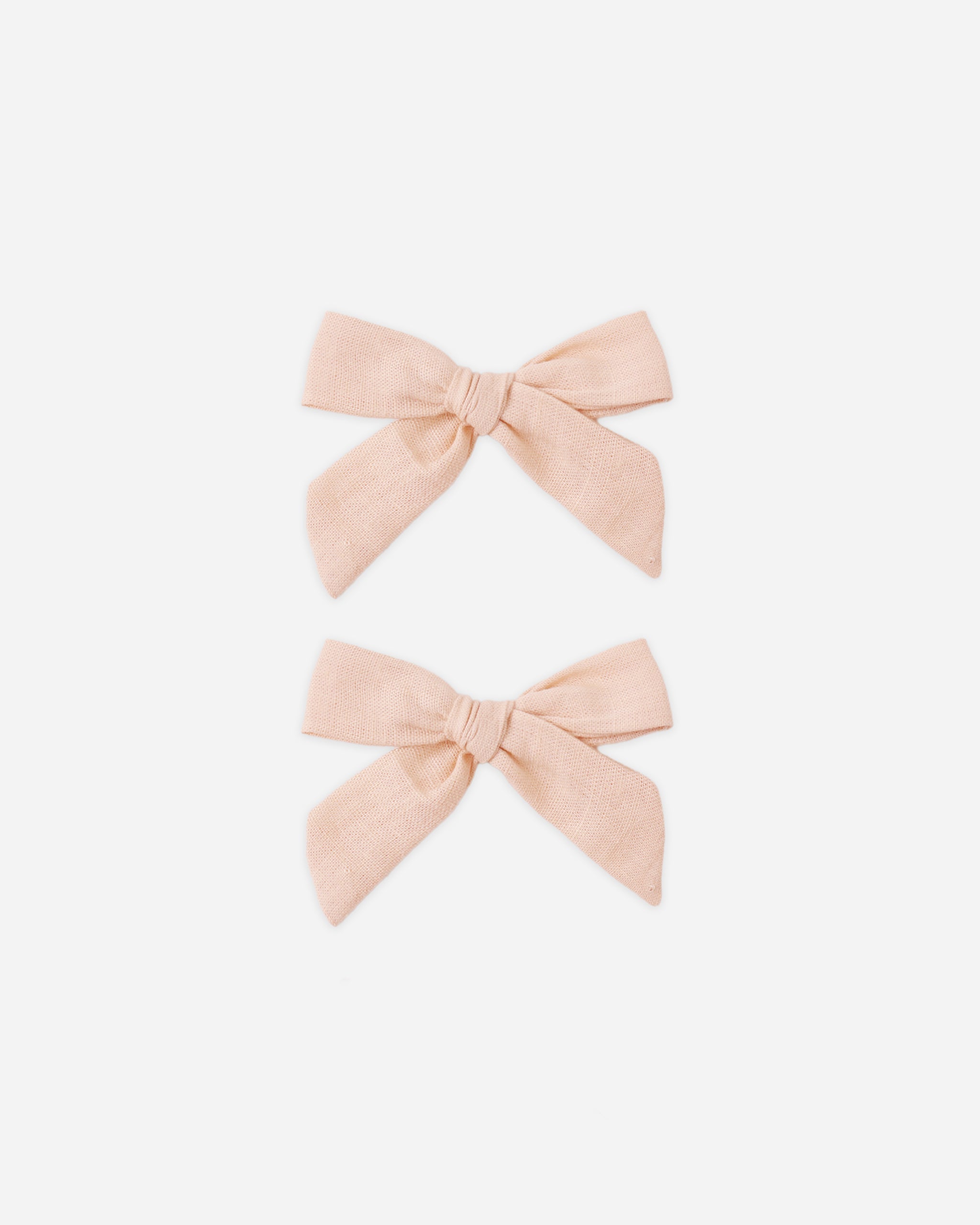 Nœuds papillon, lot de 2, rose poudré