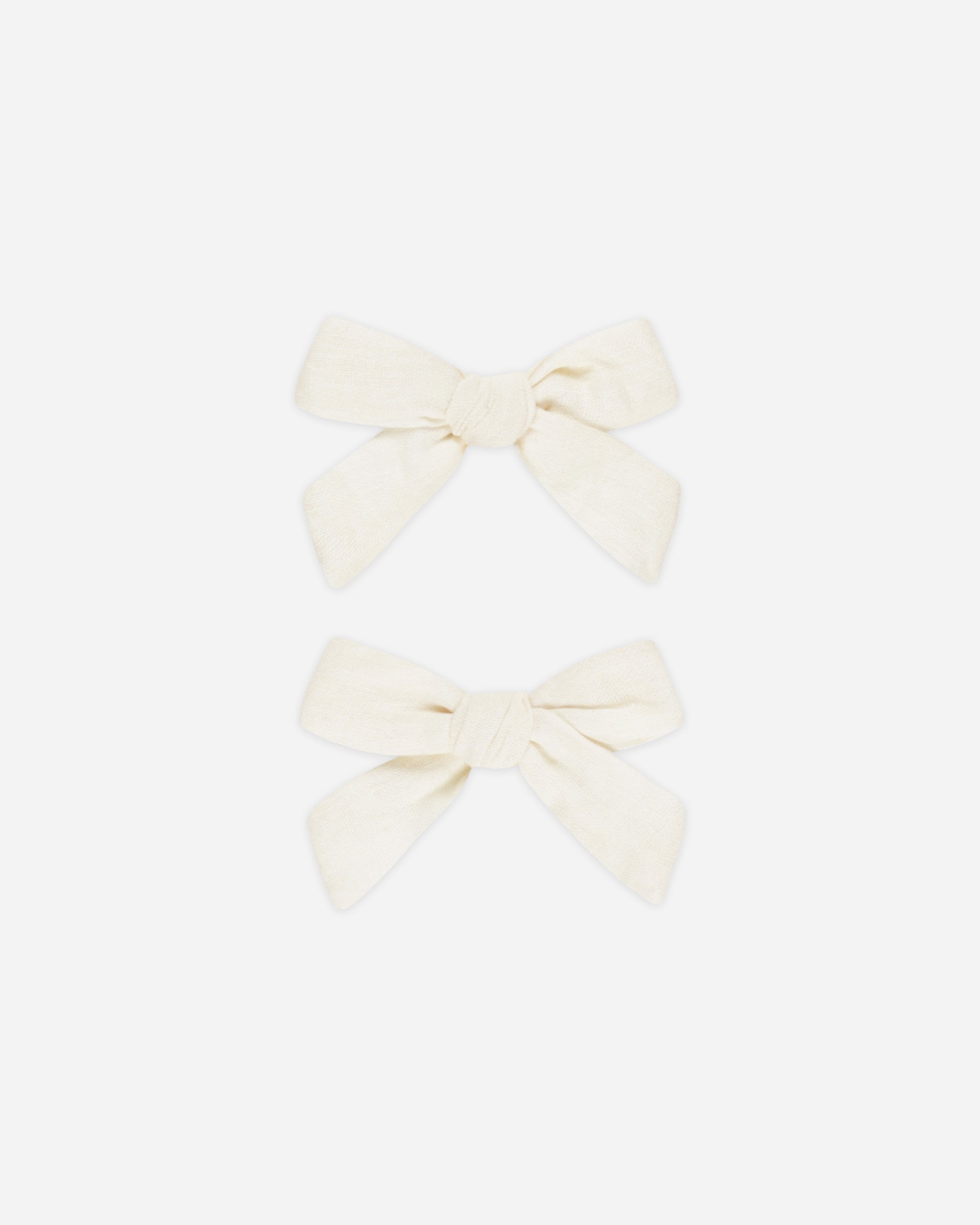 Bows, Set of 2 || Ivory