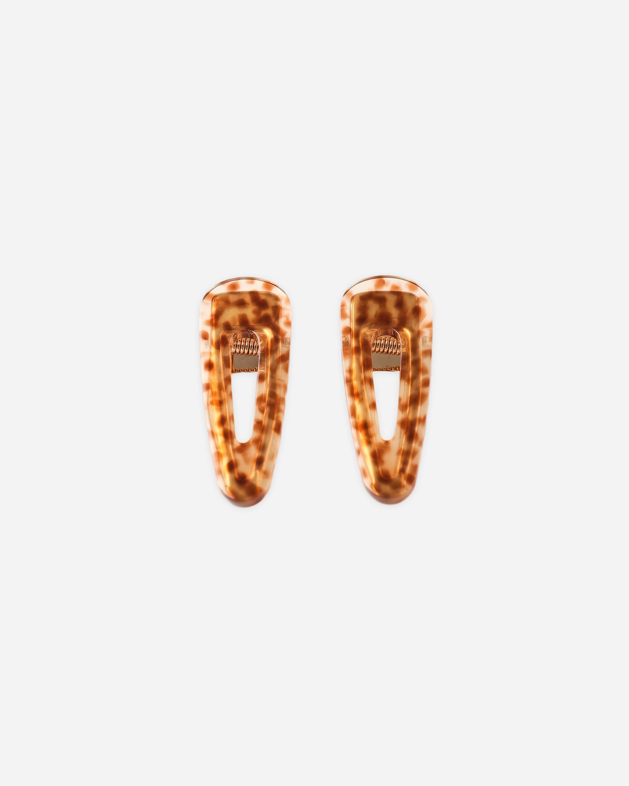Slider Clip, Pack of 4 || Brown, Blue Tortoise