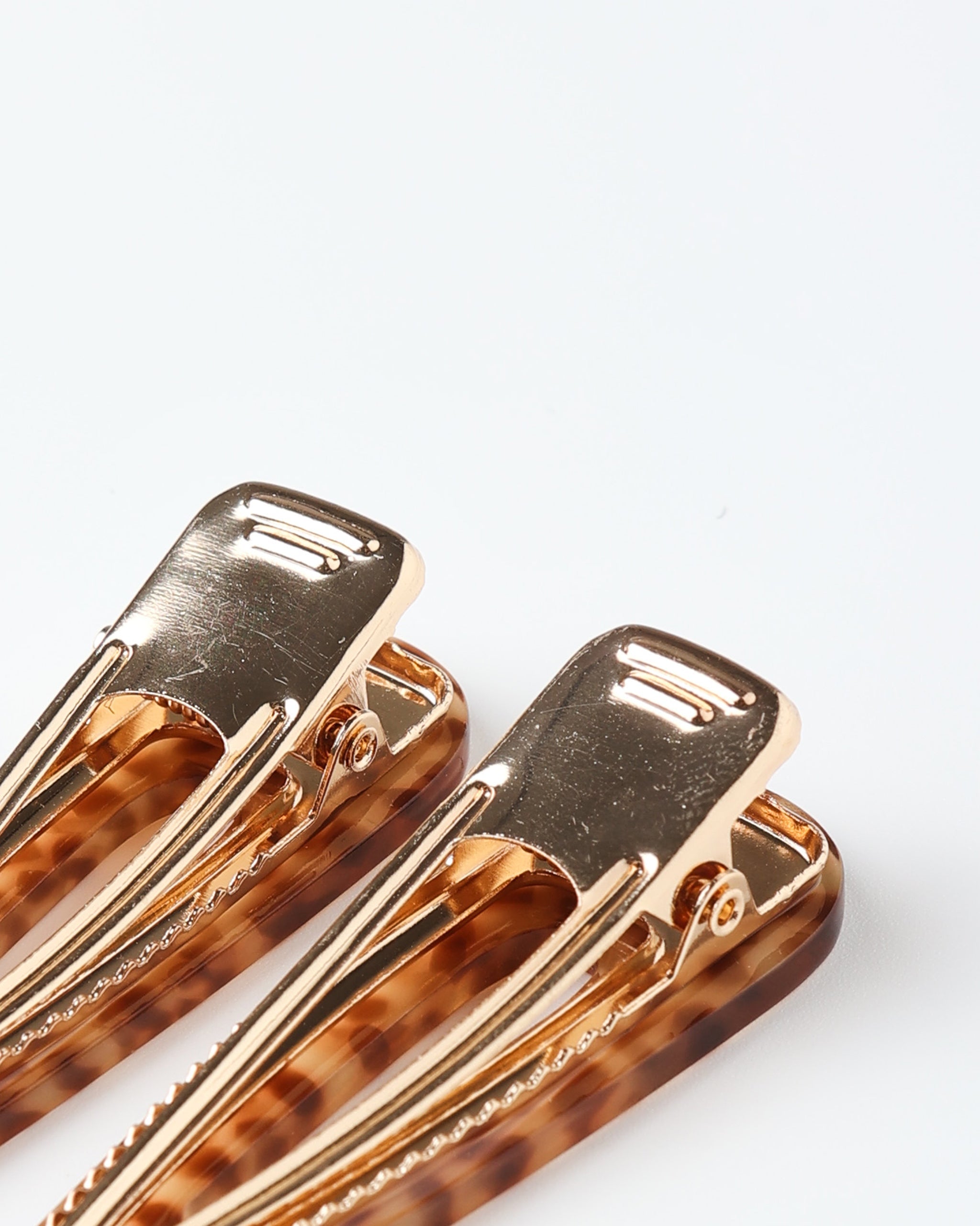 Slider Clip, Pack of 4 || Brown, Blue Tortoise