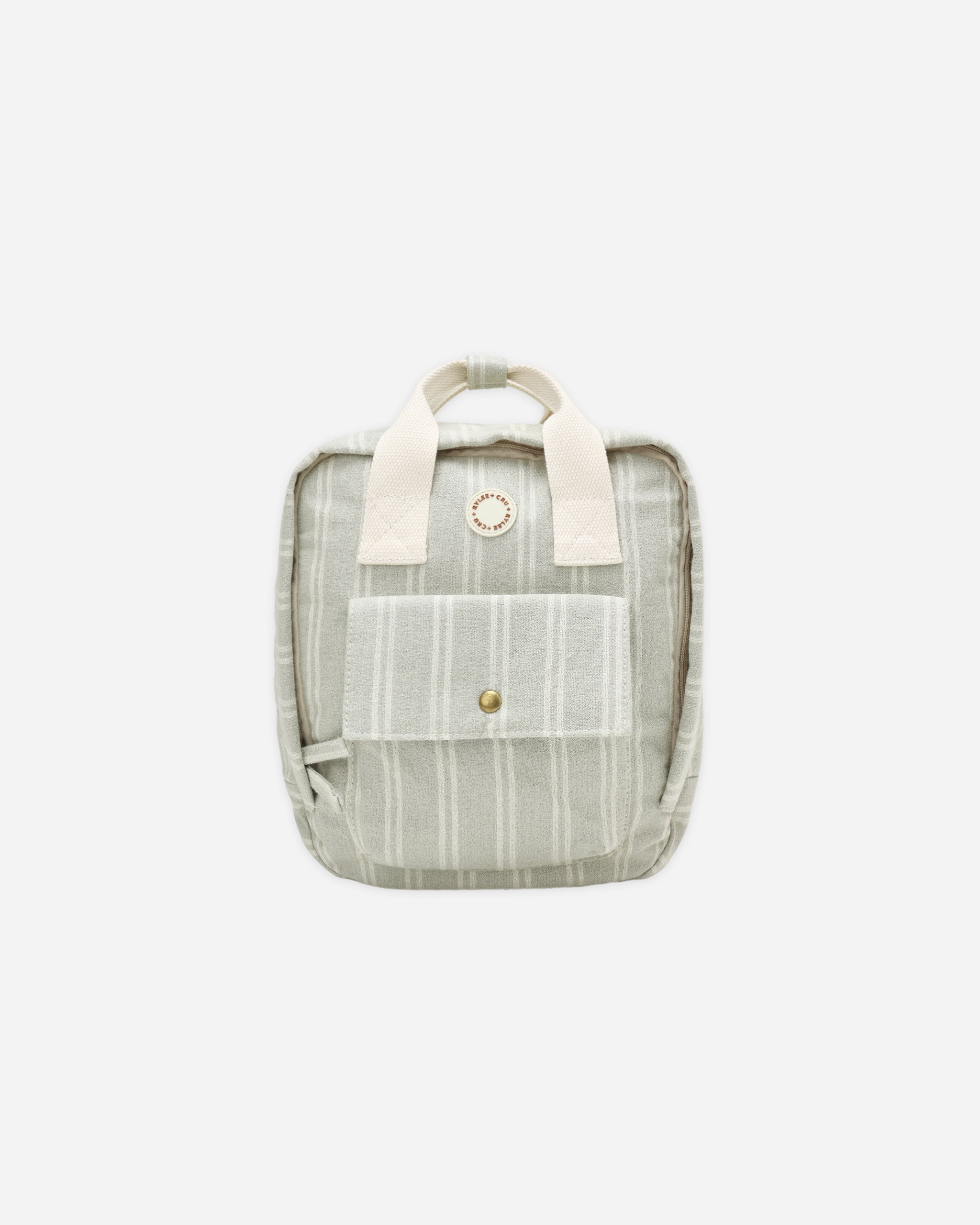 Mini Backpack Sage Pinstripe - Rylee + Cru | Kids Clothes | Trendy Baby Clothes | Modern Infant Outfits |